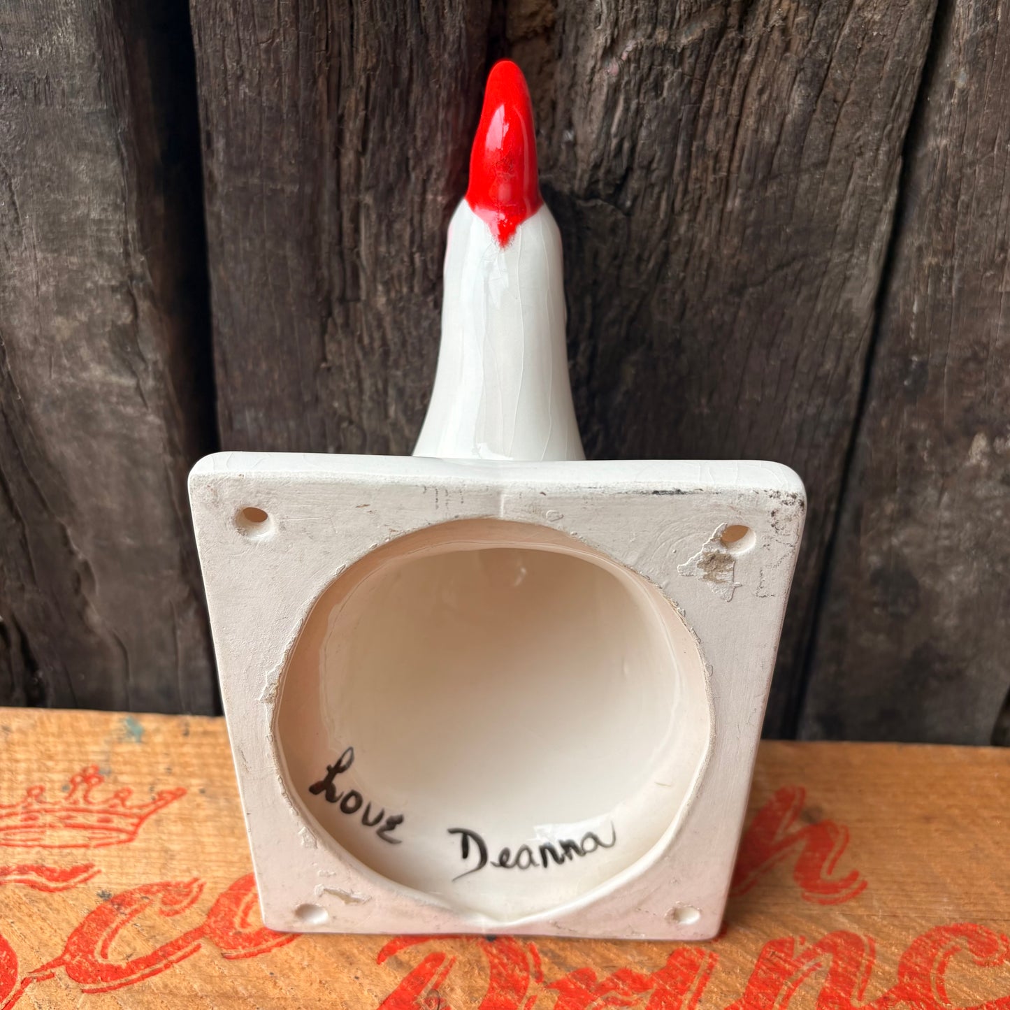 【USA Vintage】Ceramic RoosterWall Towel Holder