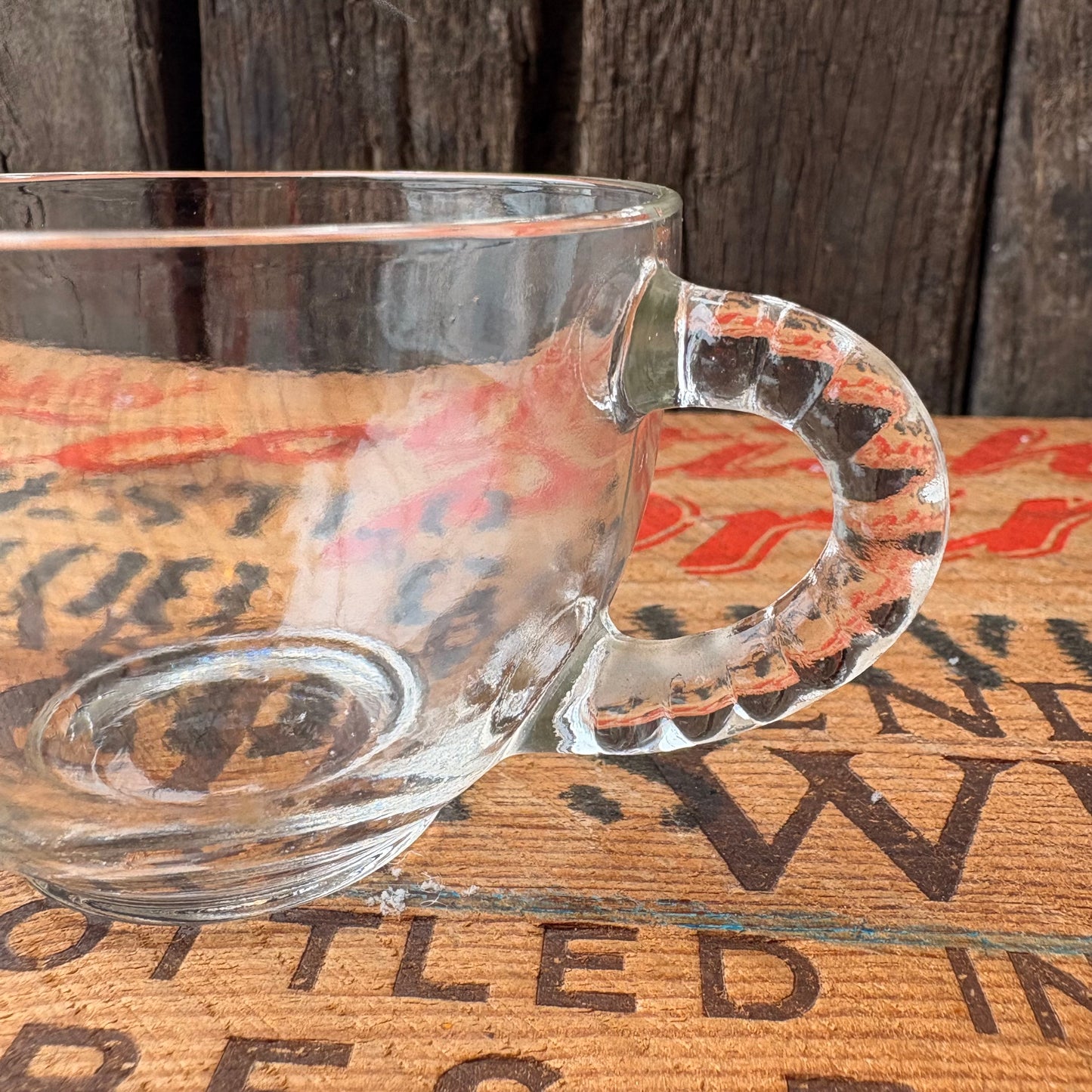 【USA vintage】Federal Glass Snack Set Cup
