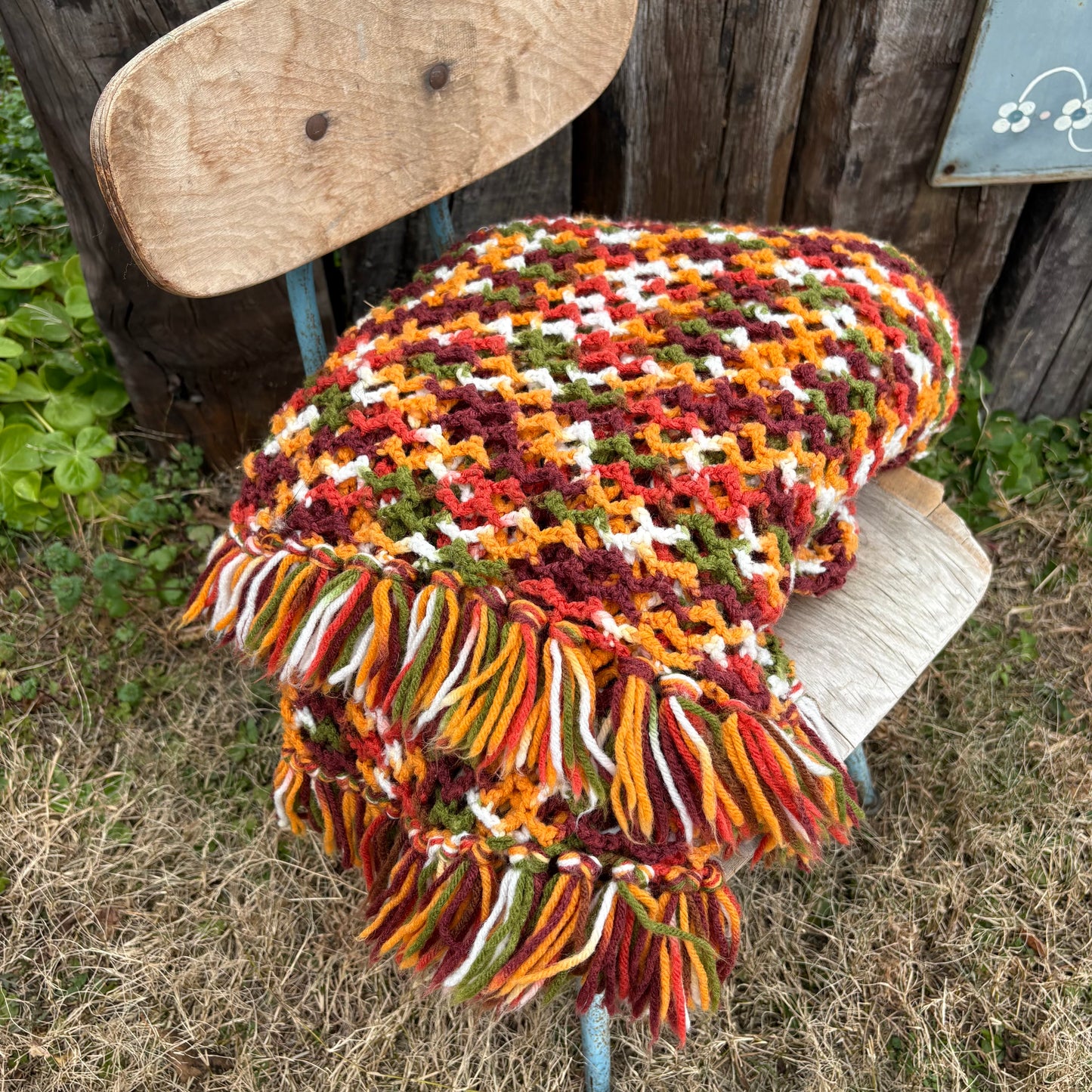 【USA vintage】granny blanket