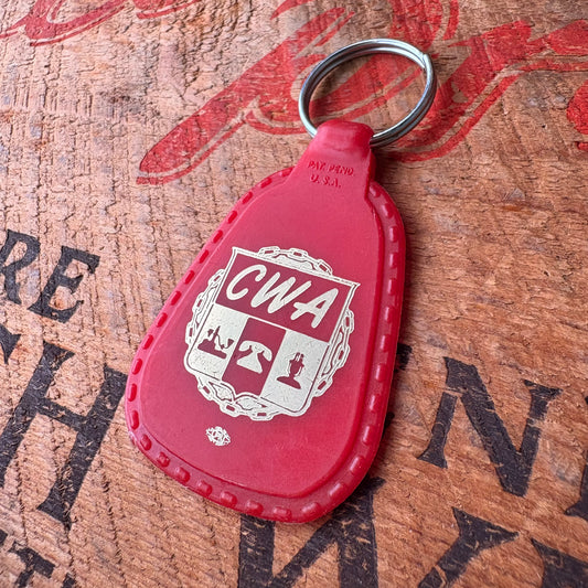 【1970s-1980s USA vintage】Advertising Key Ring CWA
