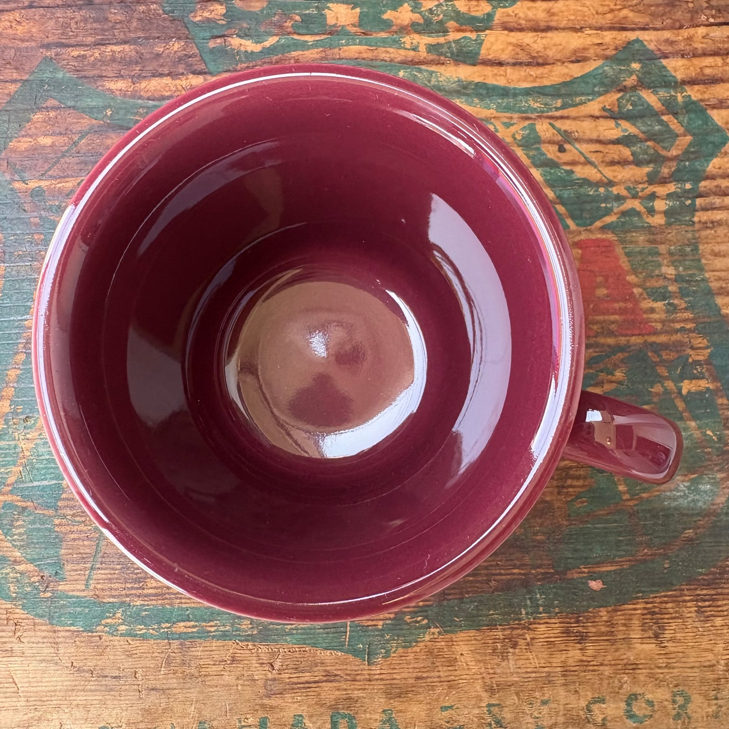 【USA vintage】fiesta mug claret