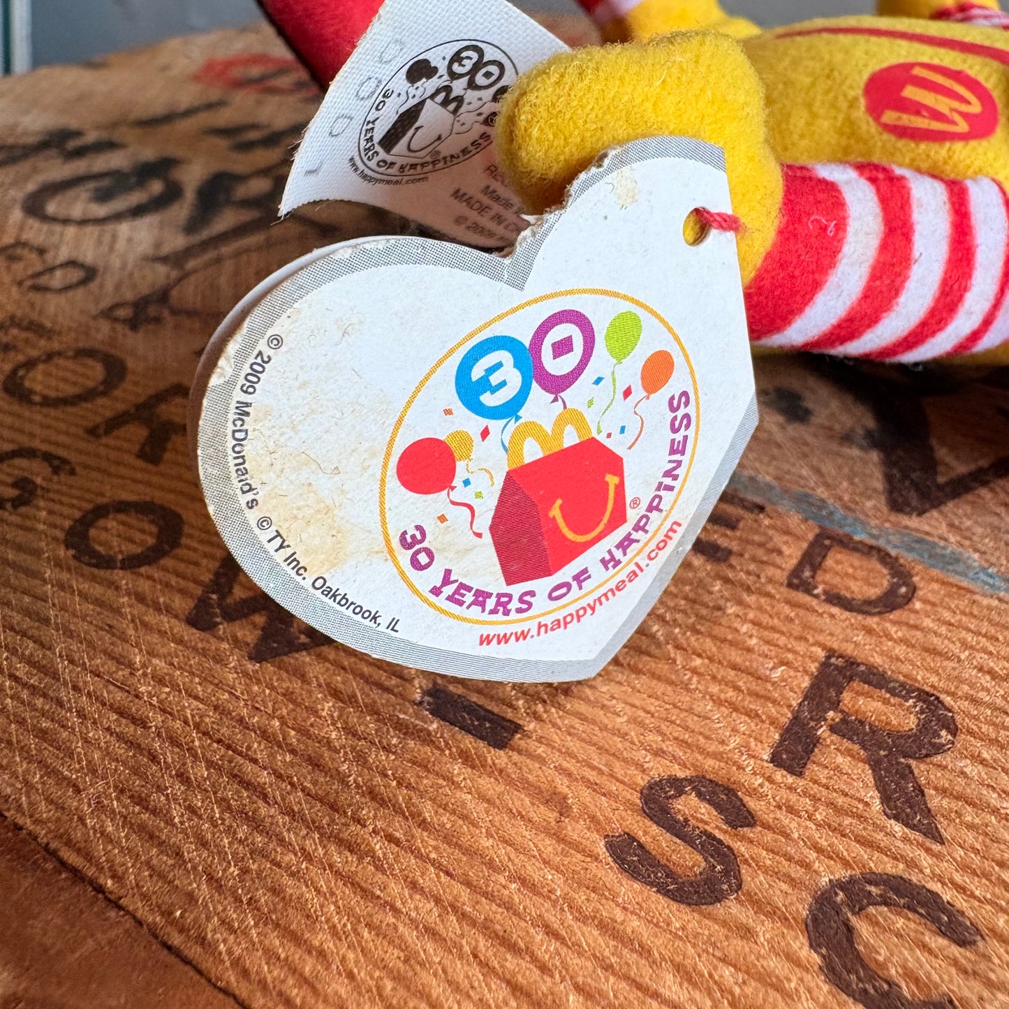 【2009】 McDonald’s TY Plush