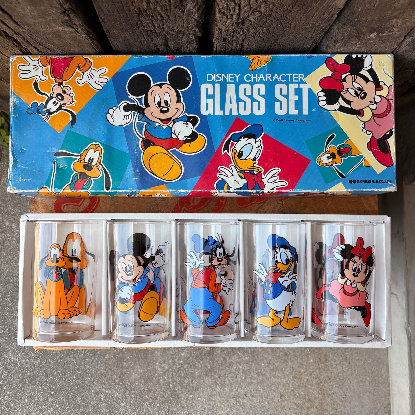 【1980s vintage】Disney Character GLASS SET