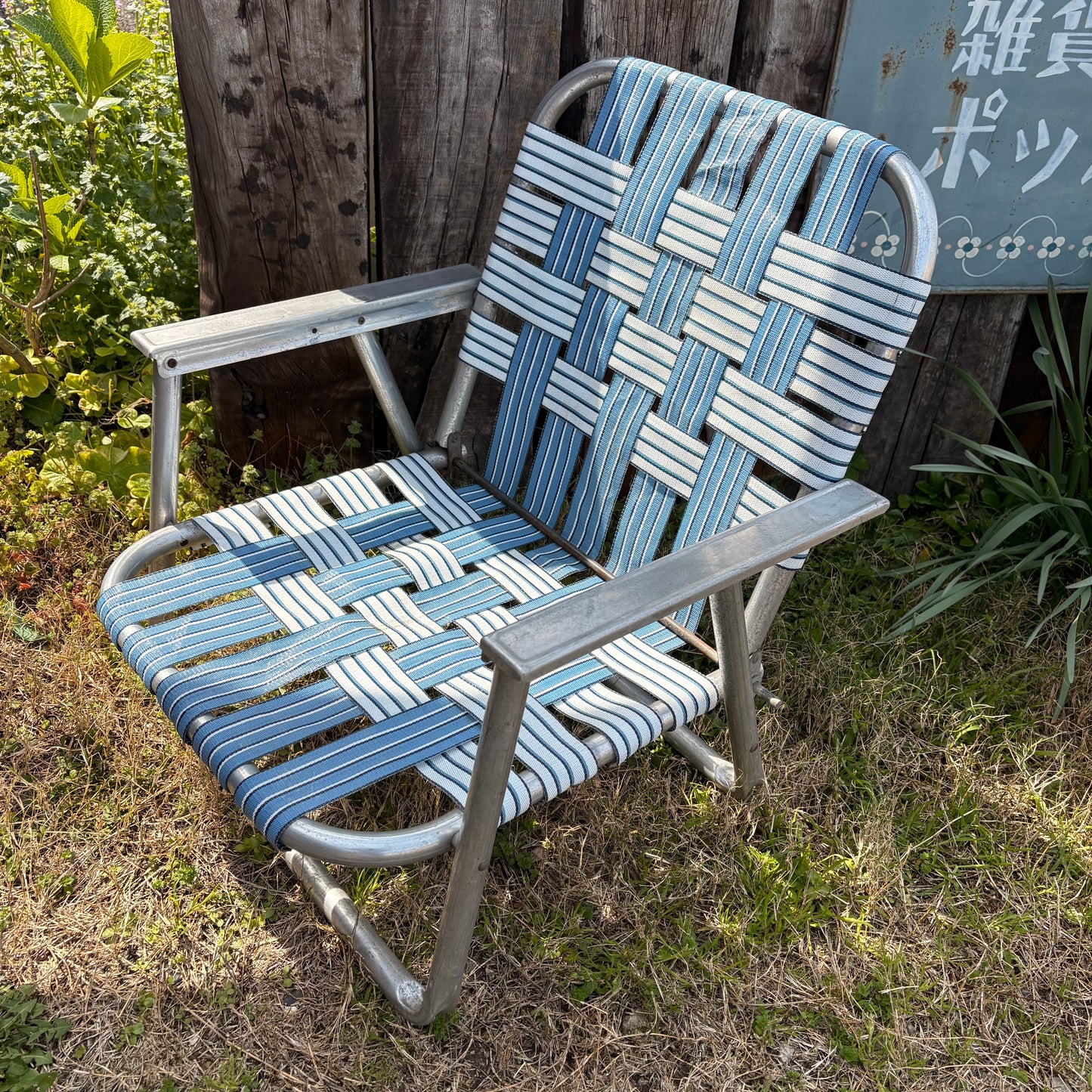 【1960s-1970s USA vintage】Folding Lawn Chair