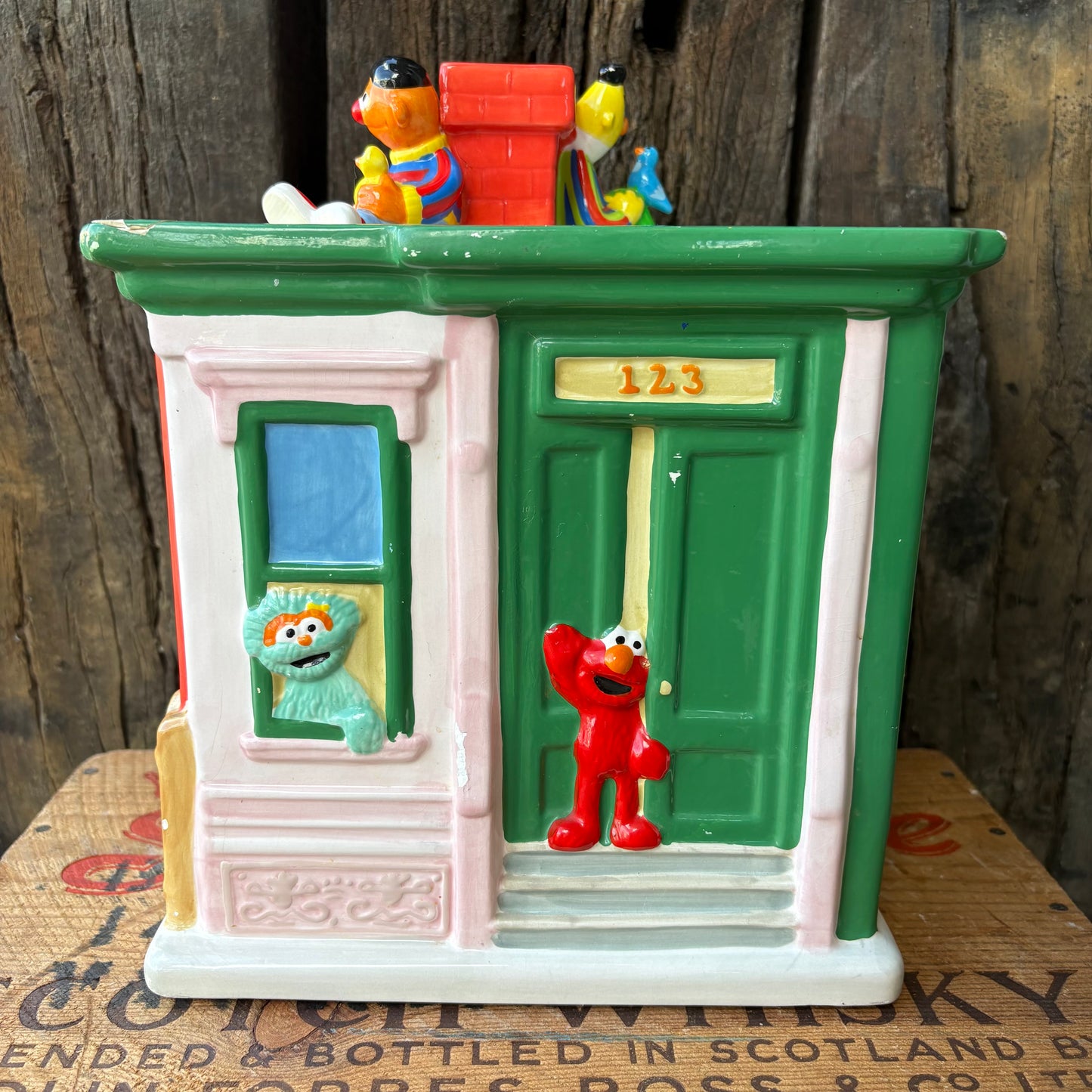 【2000s】Sesame Street Cookie Jar Treasure Craft