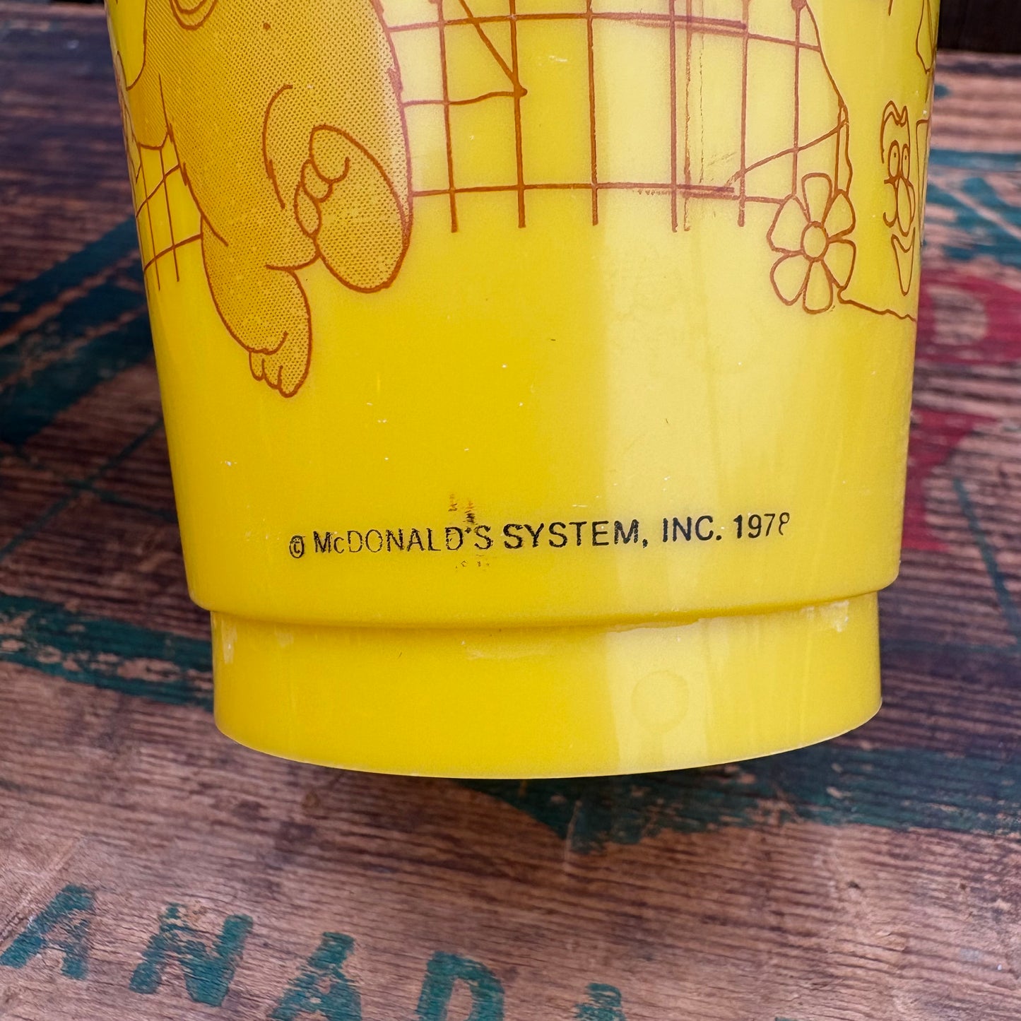 【1978 USA vintage】McDonald plastics cup