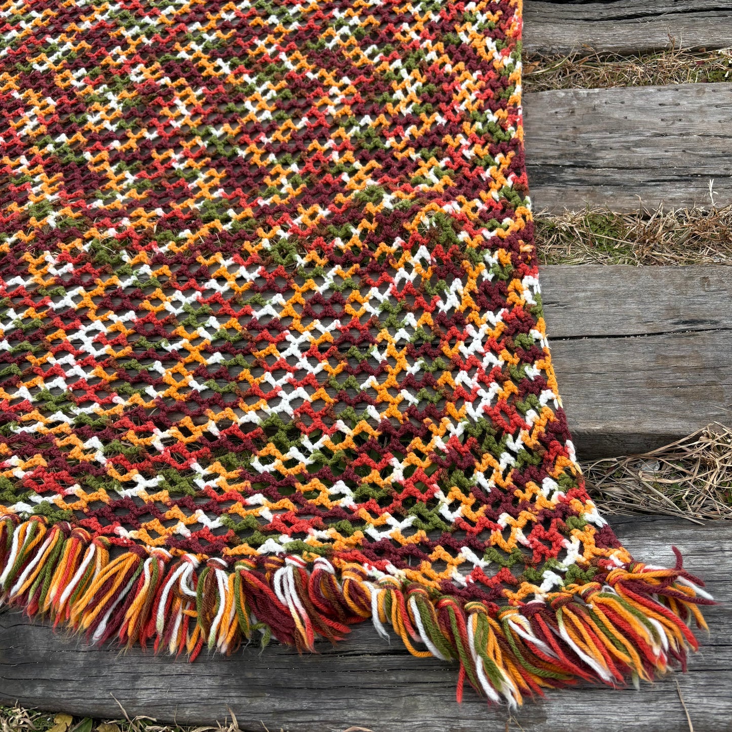 【USA vintage】granny blanket