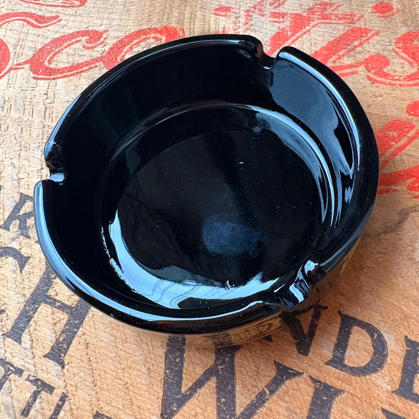 【USA vintage】GOLDEN NUGGET glass ashtray