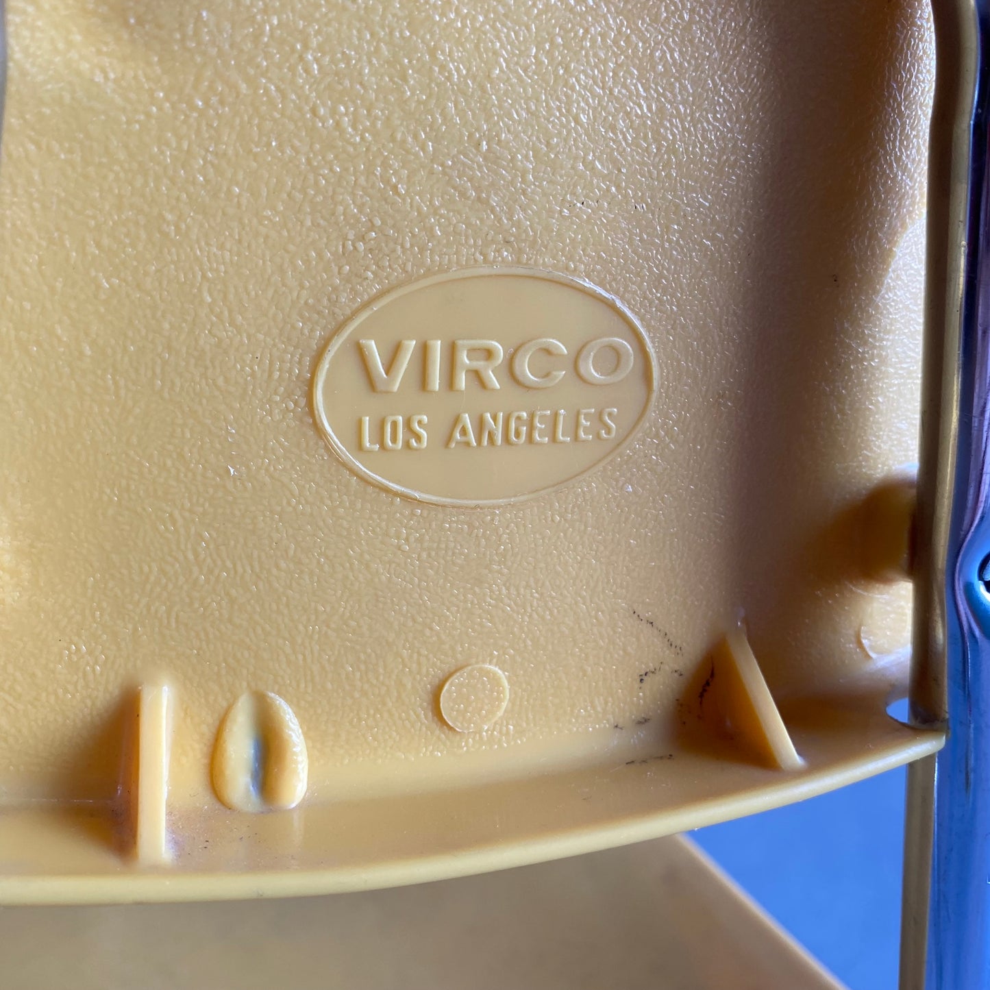 【USA vintage 】VIRCO kids chair yellow S