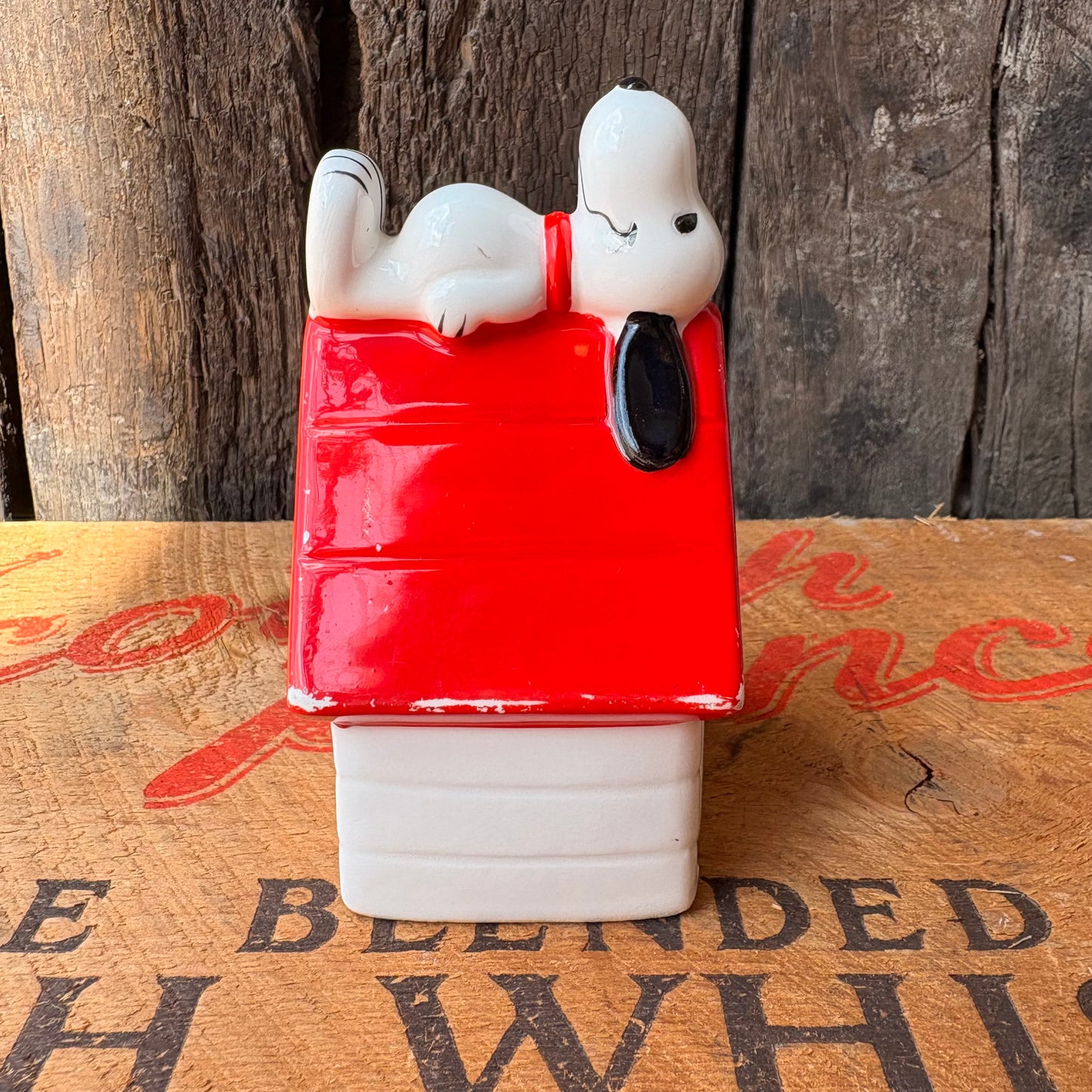 【1970s USA vintage】Determined Snoopy Coin Bank