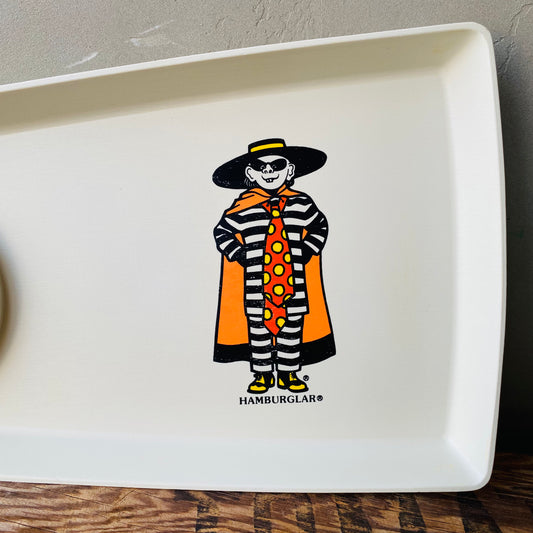 【70s vintage】McDonald Plastic Tray Hamburglar