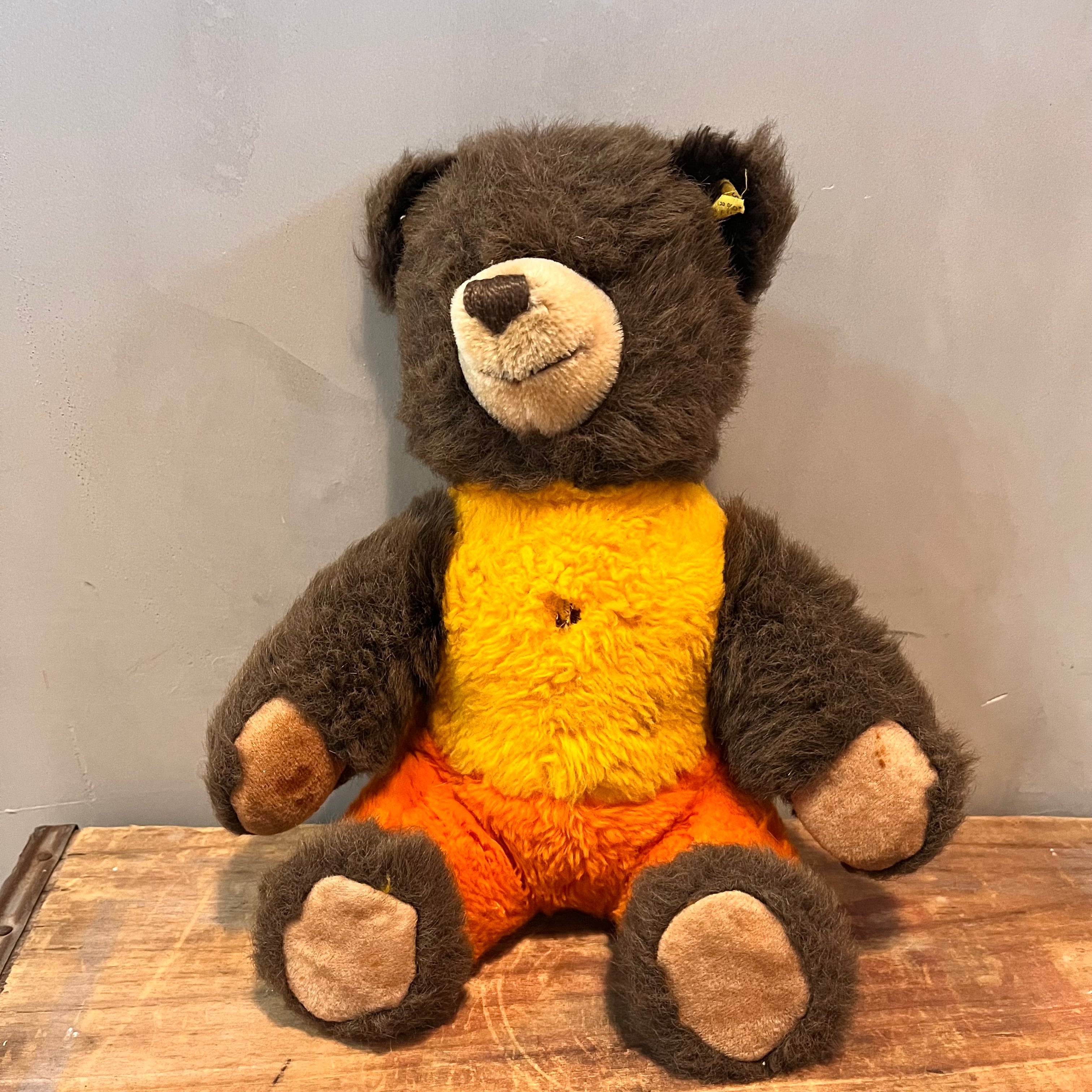【70s USA vintage】Steiff Teddy Bear “Happy” – 雑貨屋ポッポ