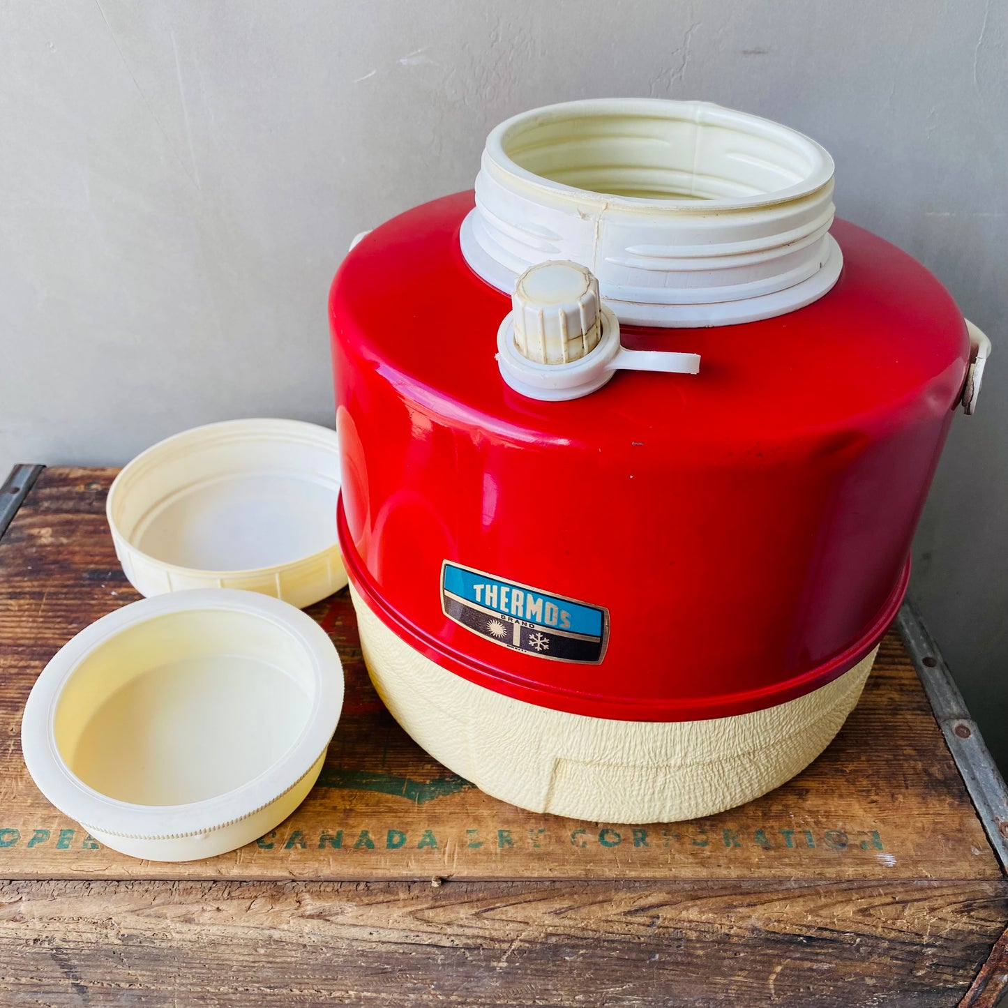 【1960s-1970s USA vintage】 THERMOS PICNIC JUG