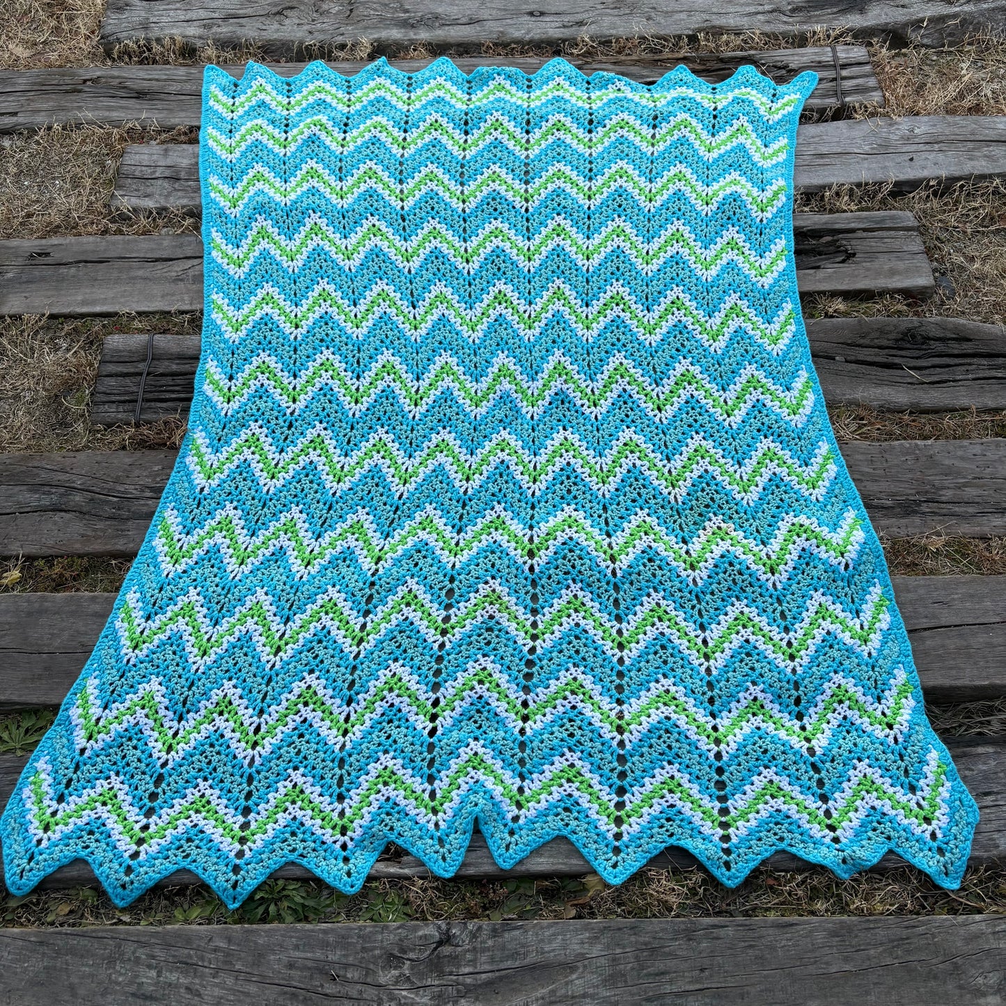 【USA vintage】granny blanket