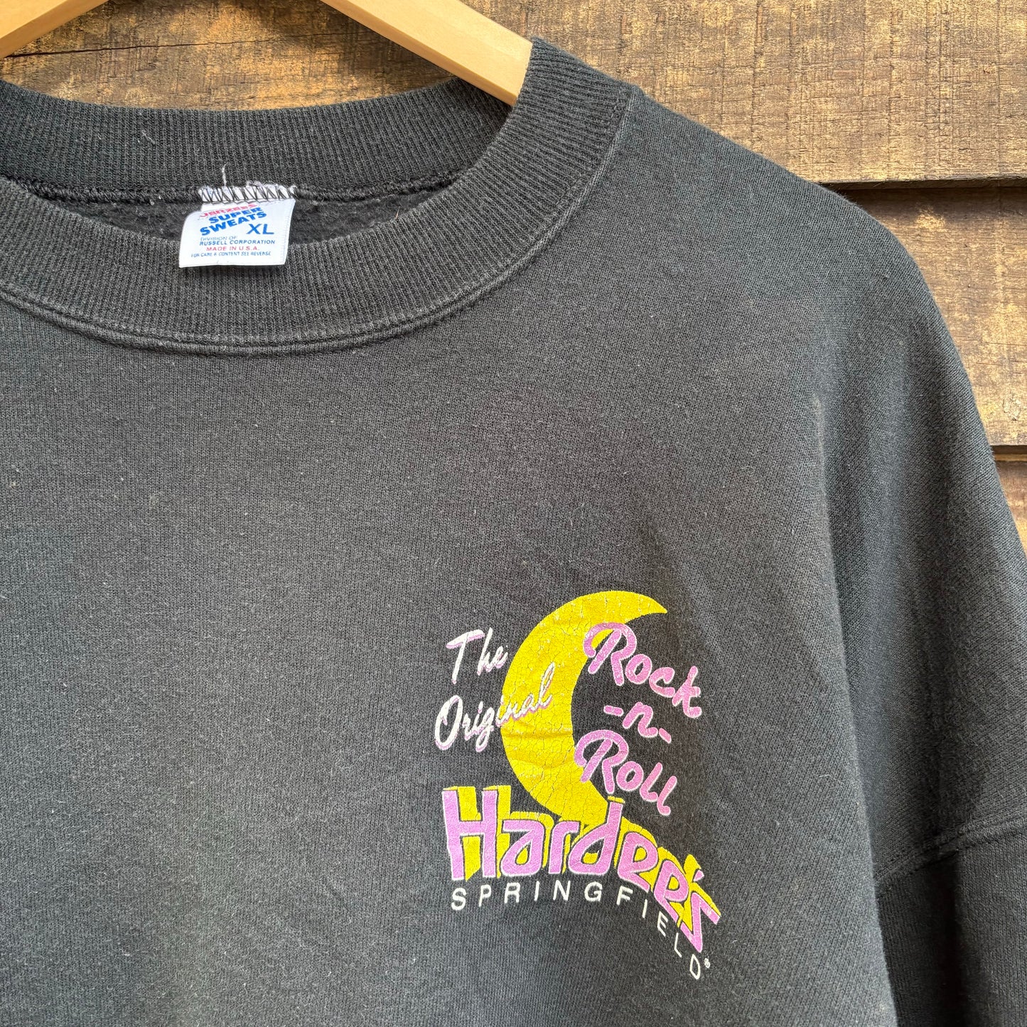 【USA vintage】sweat ROCK‘N’ROLL Hardee's