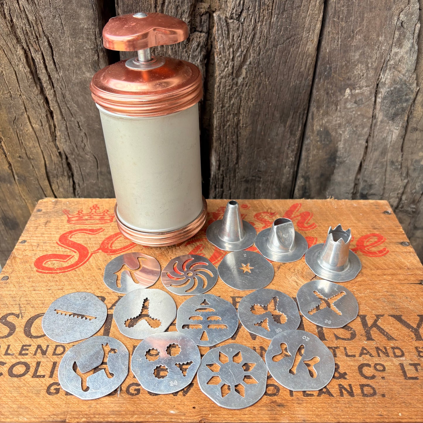 【USA vintage】MIRRO Cookie Press SET