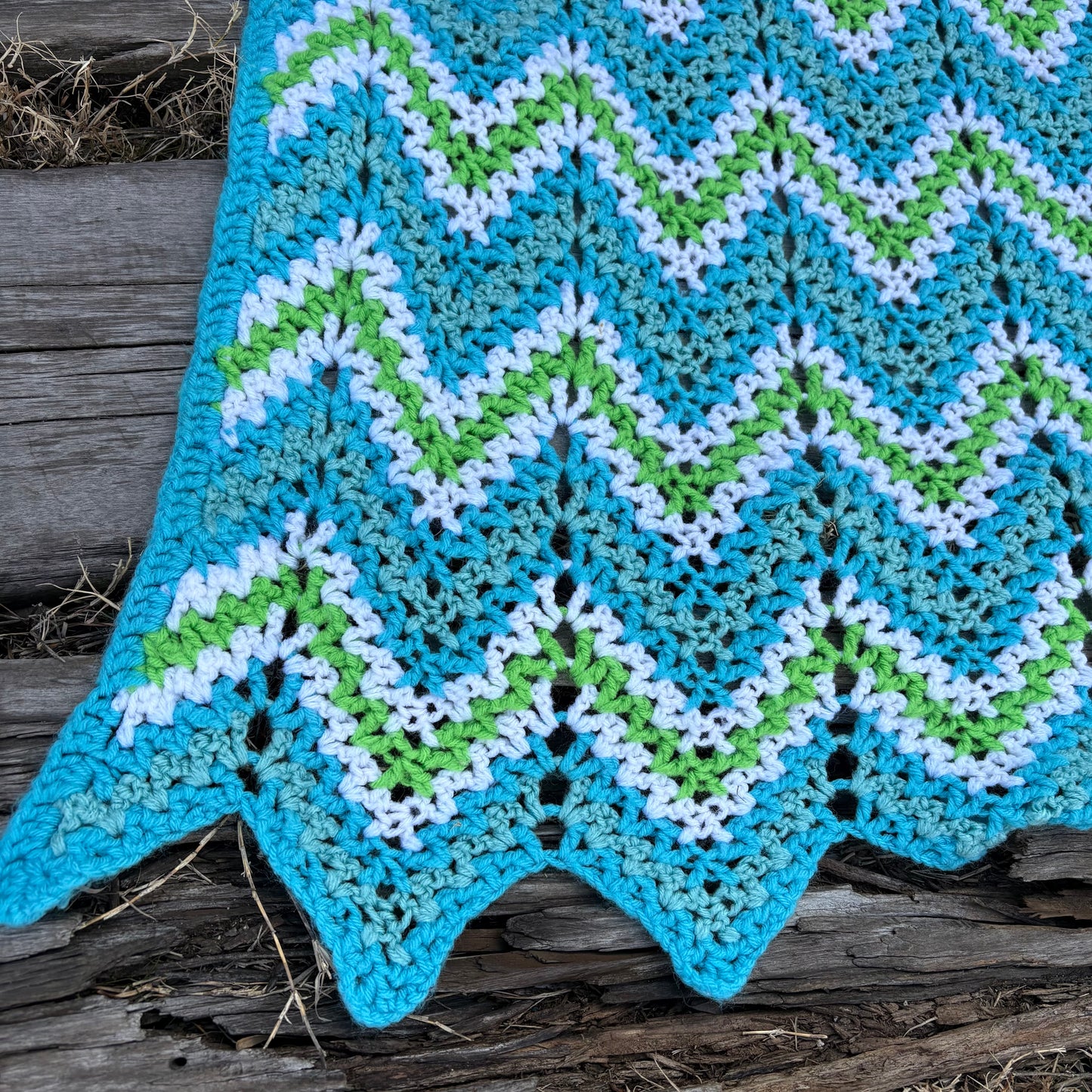 【USA vintage】granny blanket