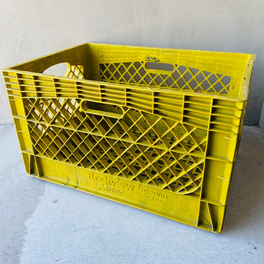 【USA vintage】 milk crate