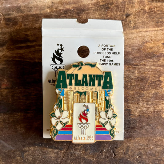 【USA vintage】ピンバッジ　ATLANTA OLYMPIC 1996