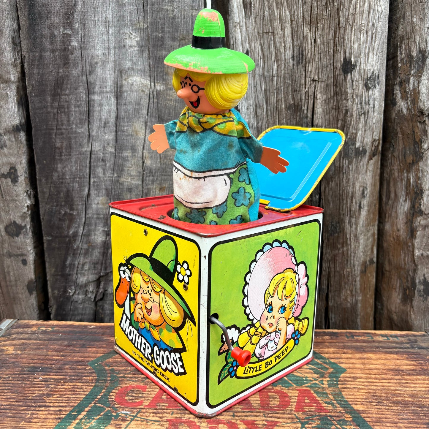 【1971 USA vintage】MATTEL MOTHER GOOSE IN THE MUSIC BOX