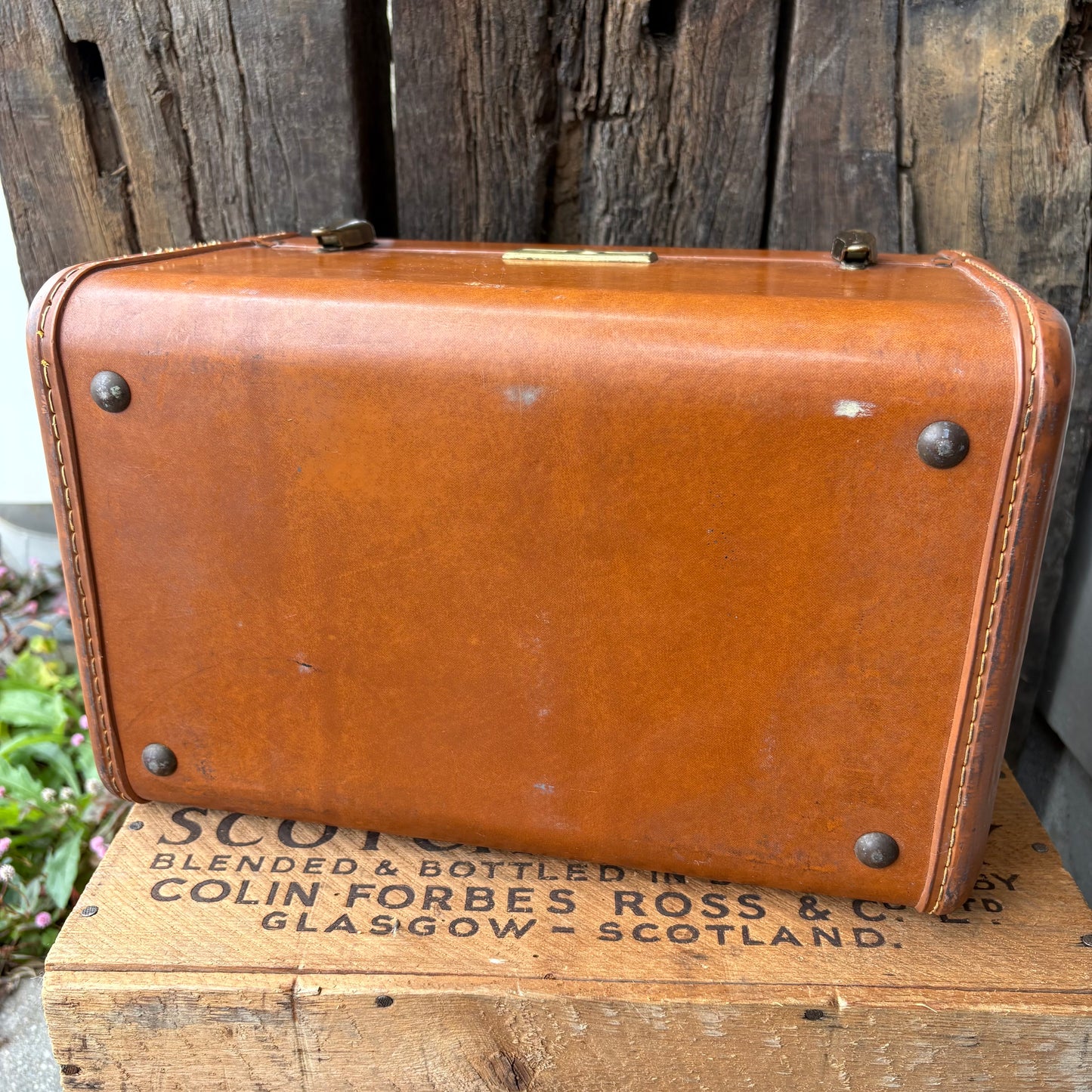 【1940s-1950s USA vintage】Samsonite Train Case