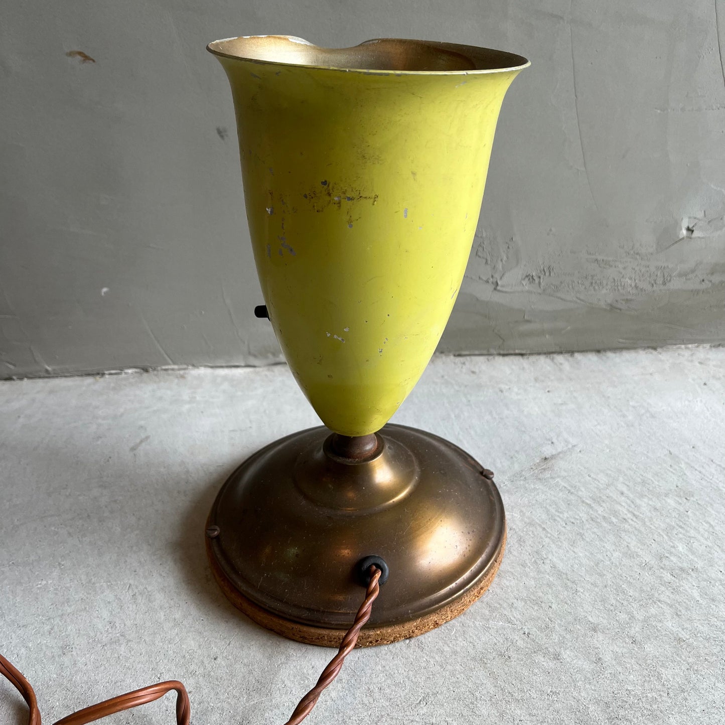 【1960s USA vintage】Mid Century Metal Table Lamp