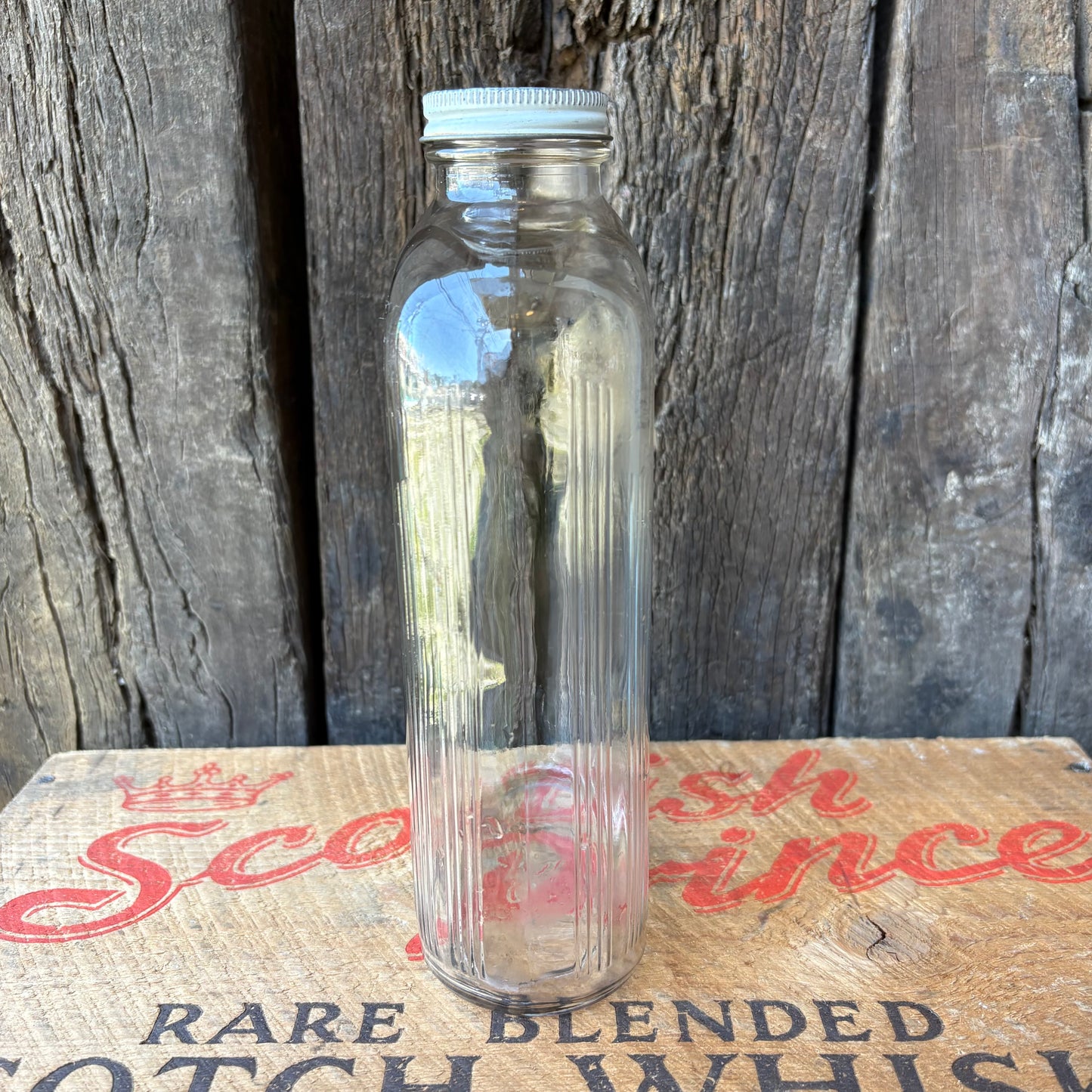 【1920s-1940s USA vintage】Owens-Illinois Duraglas Glass Bottle