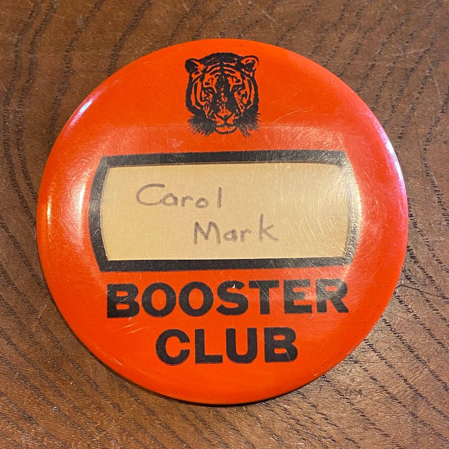 【1982 USA vintage】缶バッジ BOOSTER CLUB