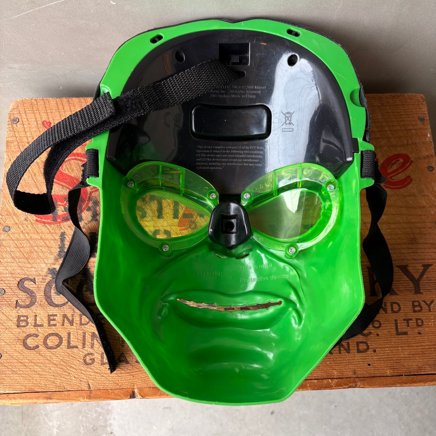 【1990s USA vintage】HULK Light-Up Mask