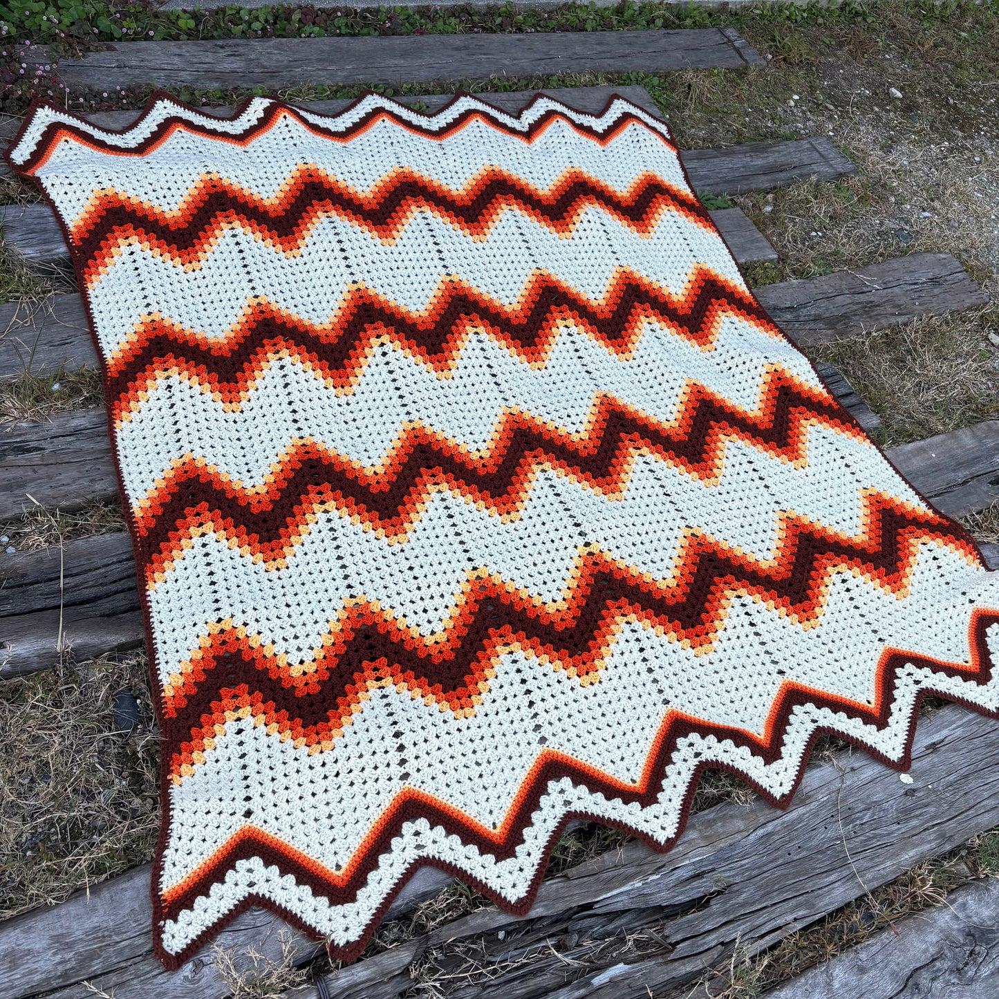 【 USA vintage】granny blanket