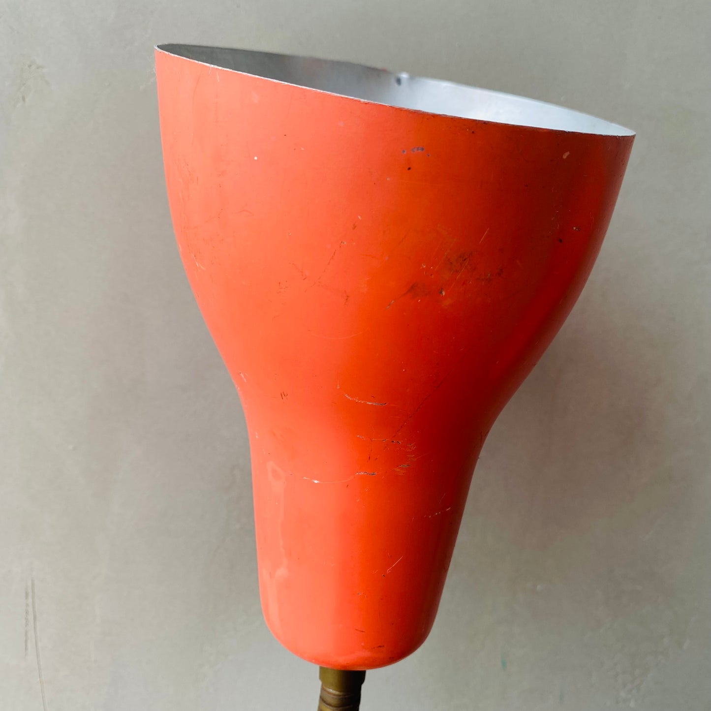 【1950s USA vintage】mid-centuryflower table lamp