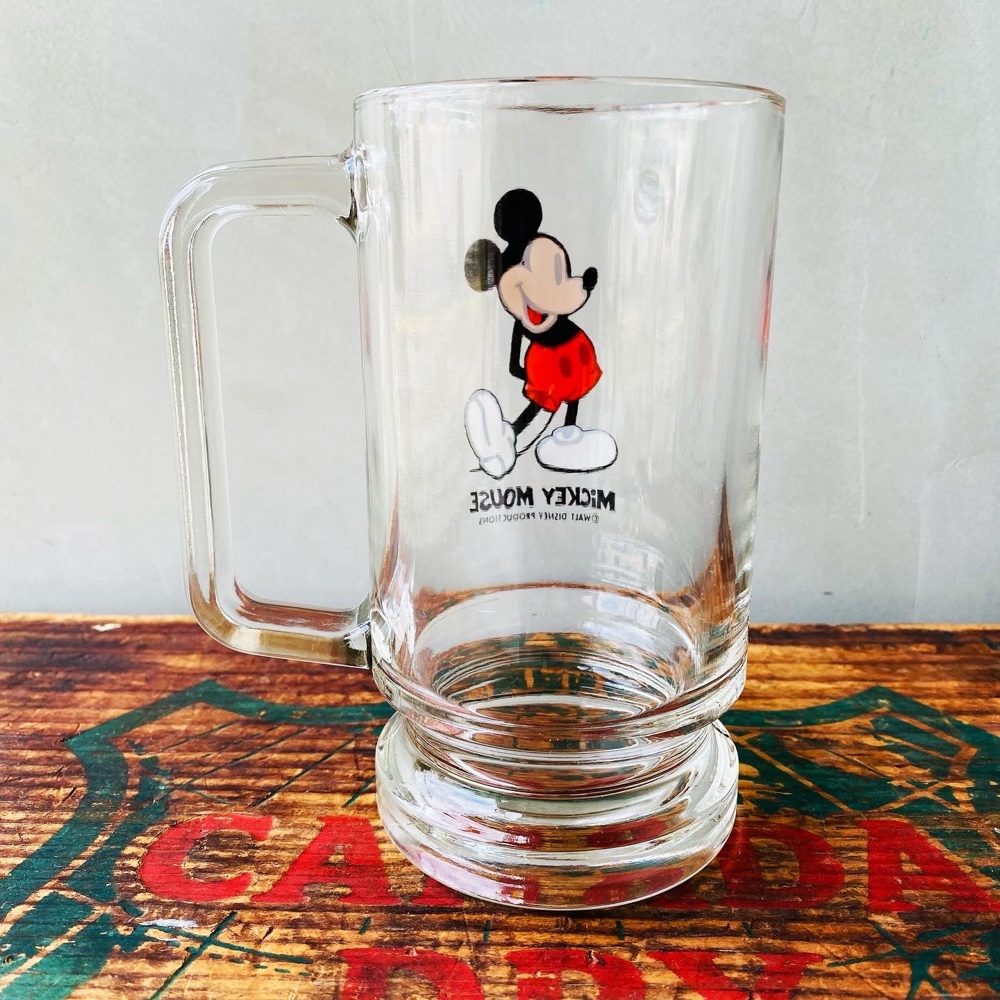 【1970s USA vintage】Disney mickey beer mug
