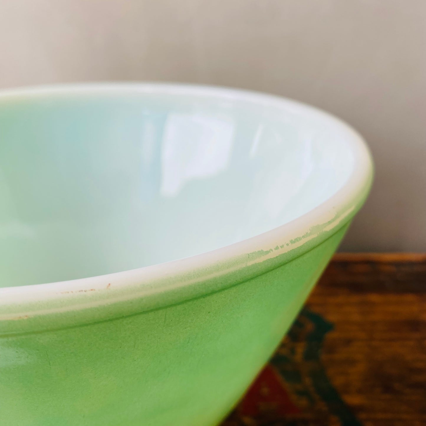 【1950s USA vintage】Fire-King splash proof mixing bowl