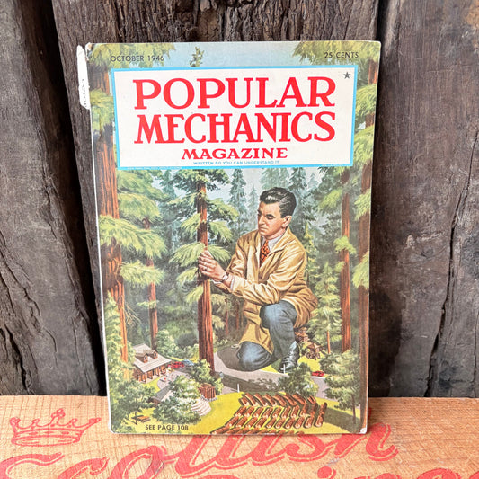 【1940s USA vintage】POPULAR MECHANICS MAGAZINE OCTOBER 1946