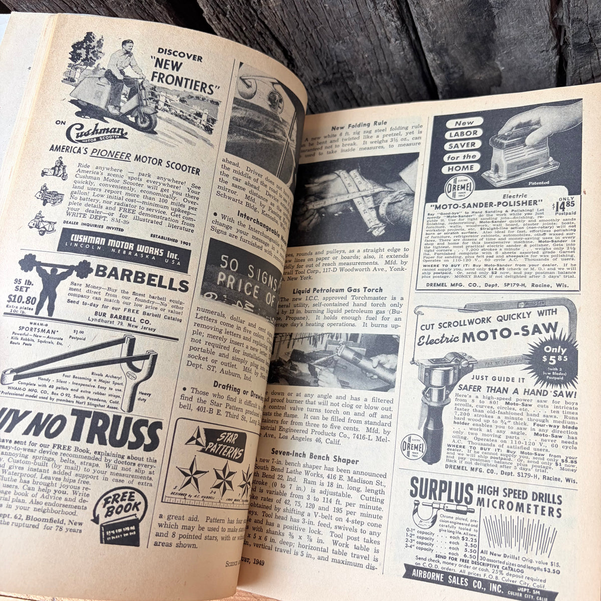 【1940s USA vintage】SCIENCE and MECHANICS AUGUST 1949