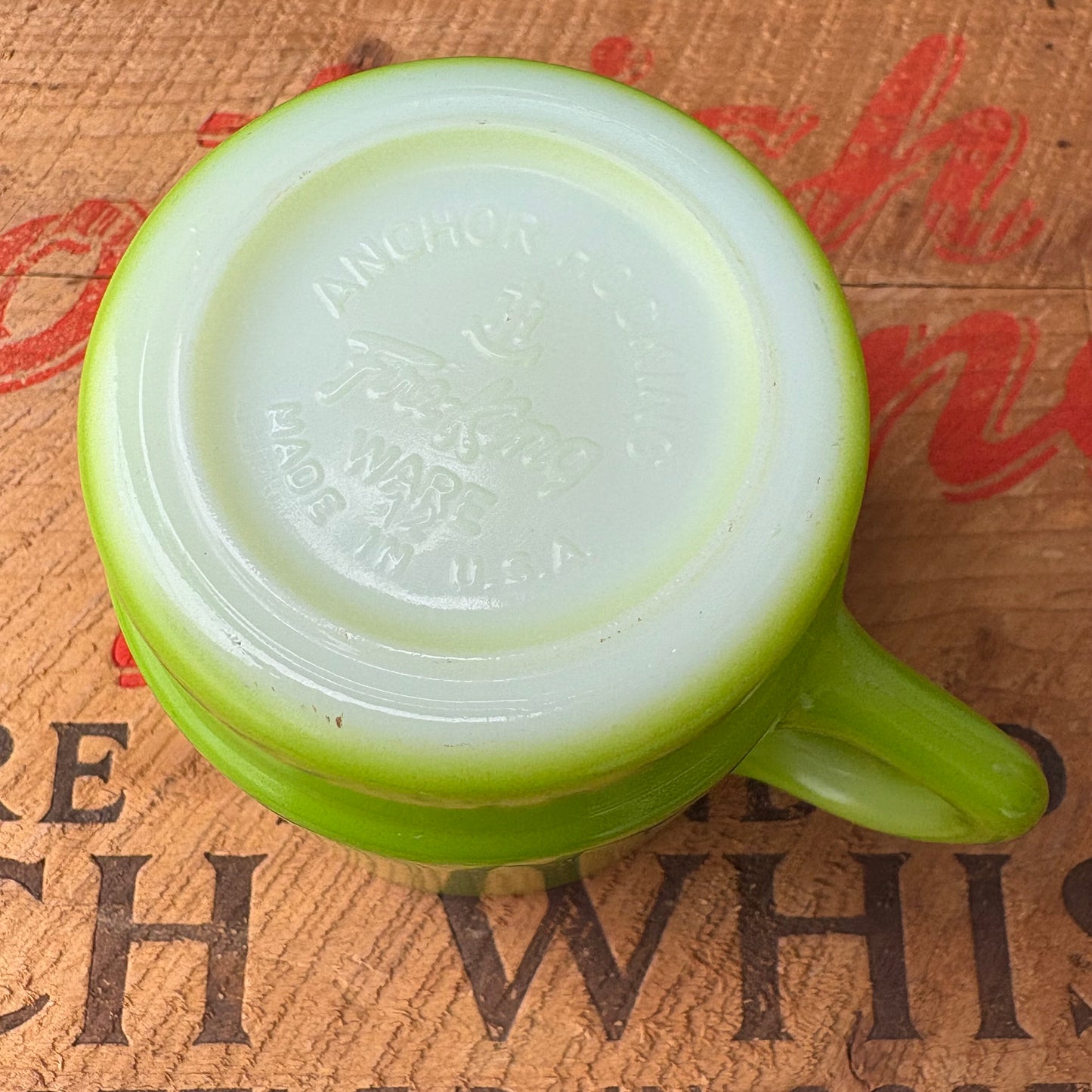 【1960s USA vintage】Fire-King Green