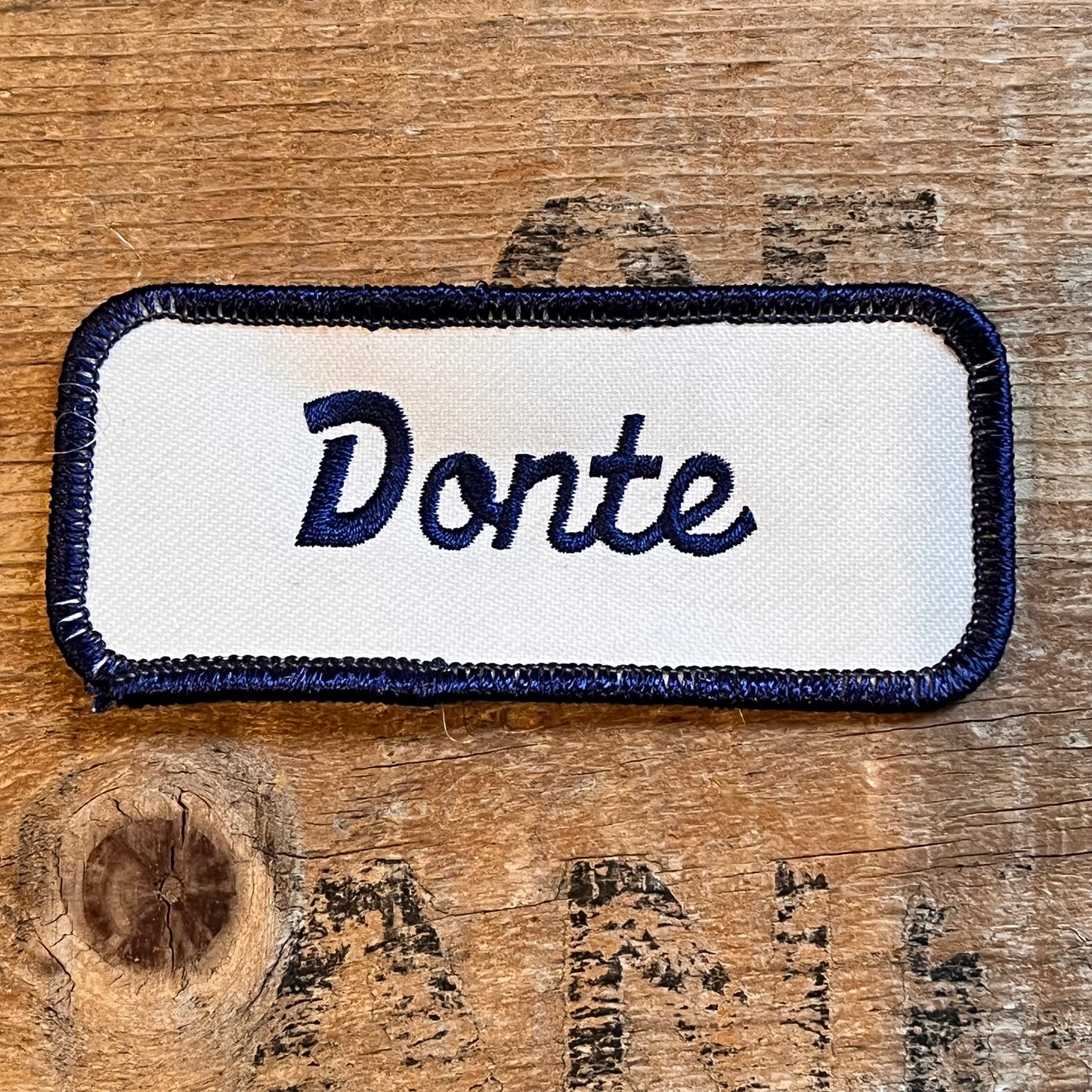 【USA vintage】ワッペン　Donte ダンテ