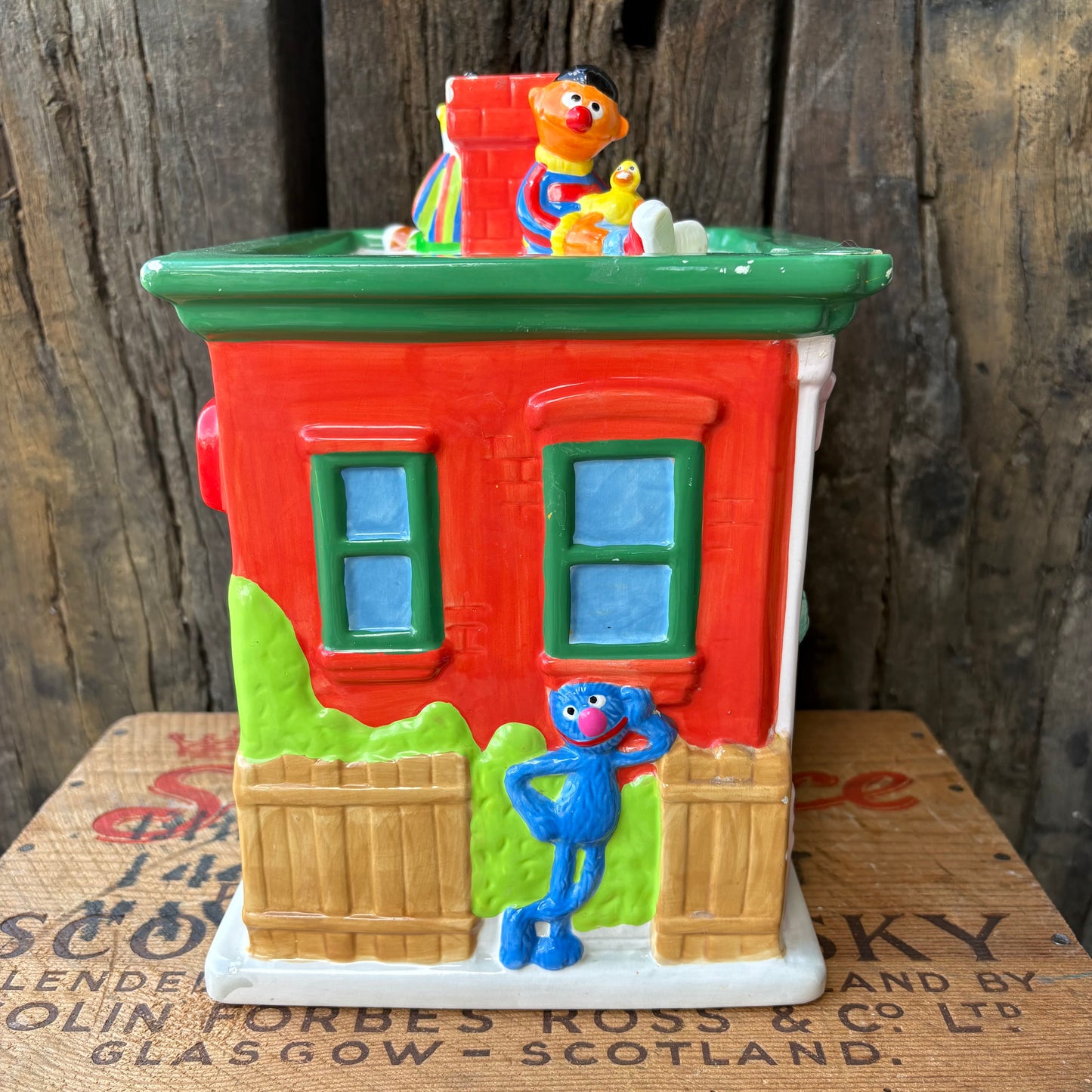 【2000s】Sesame Street Cookie Jar Treasure Craft
