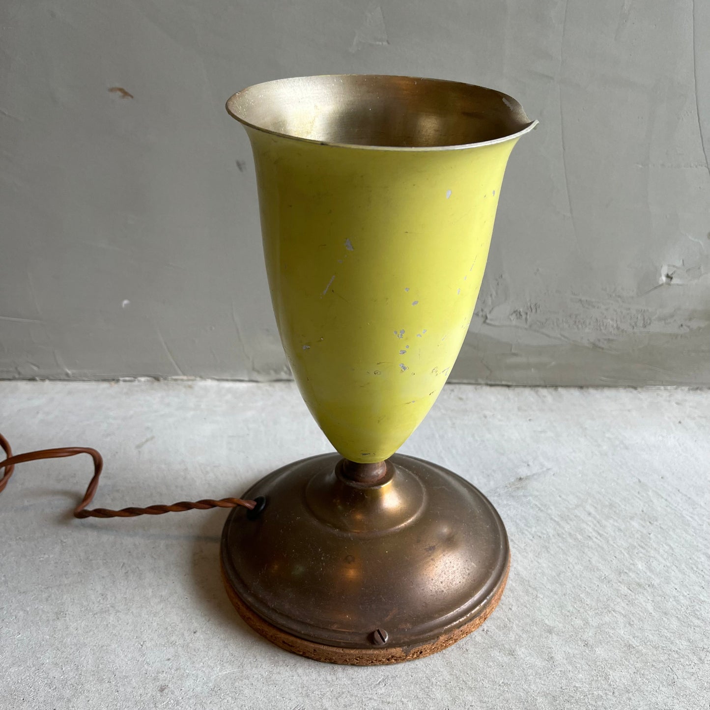 【1960s USA vintage】Mid Century Metal Table Lamp