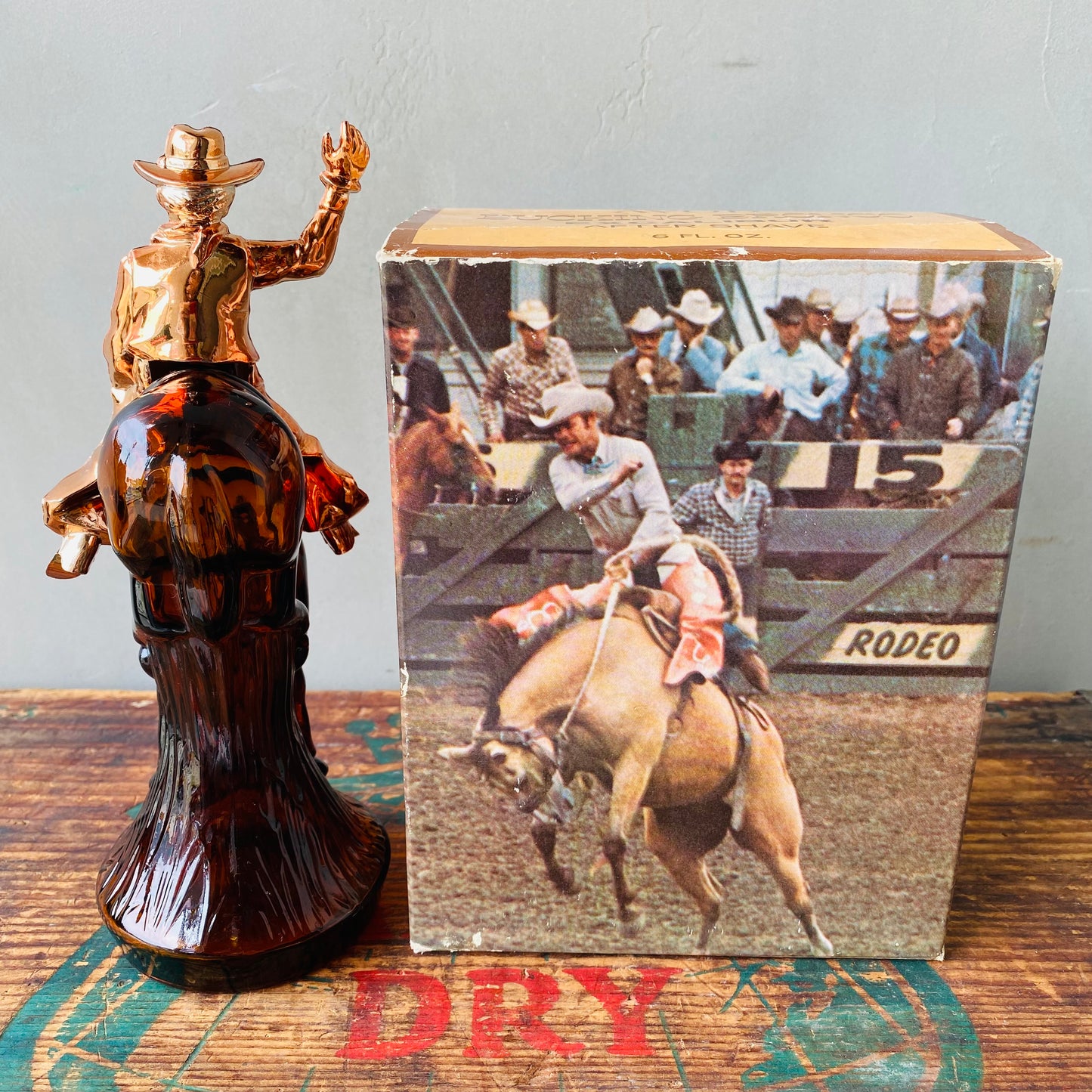 【USA vintage】AVON bottle BUCKING BRONCO