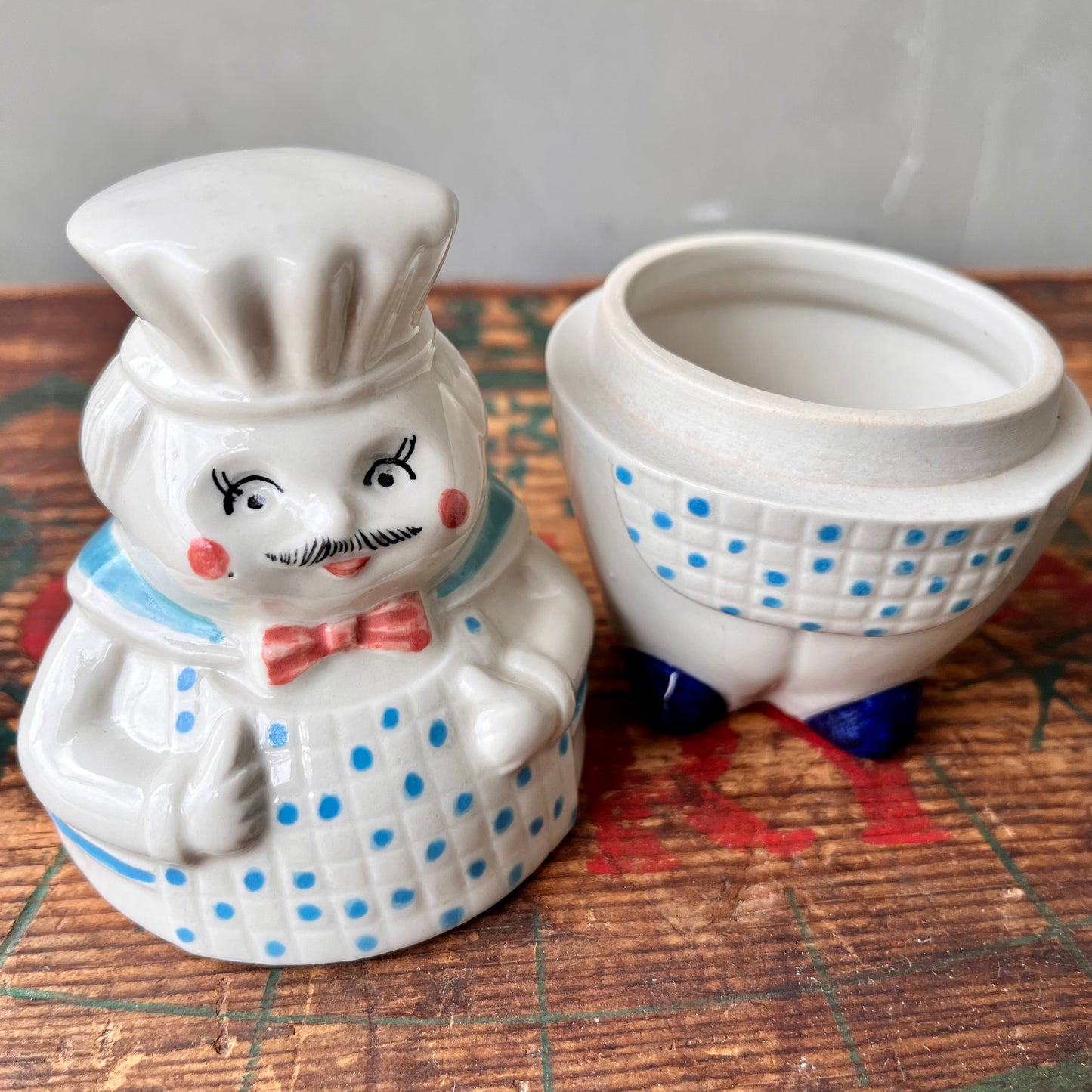 【USA vintage】Chef Ceramic Case