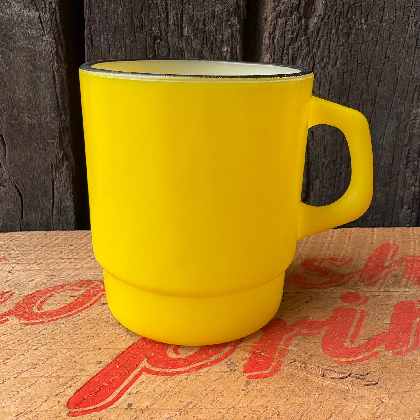 【1960s USA vintage】Fire-King Yellow