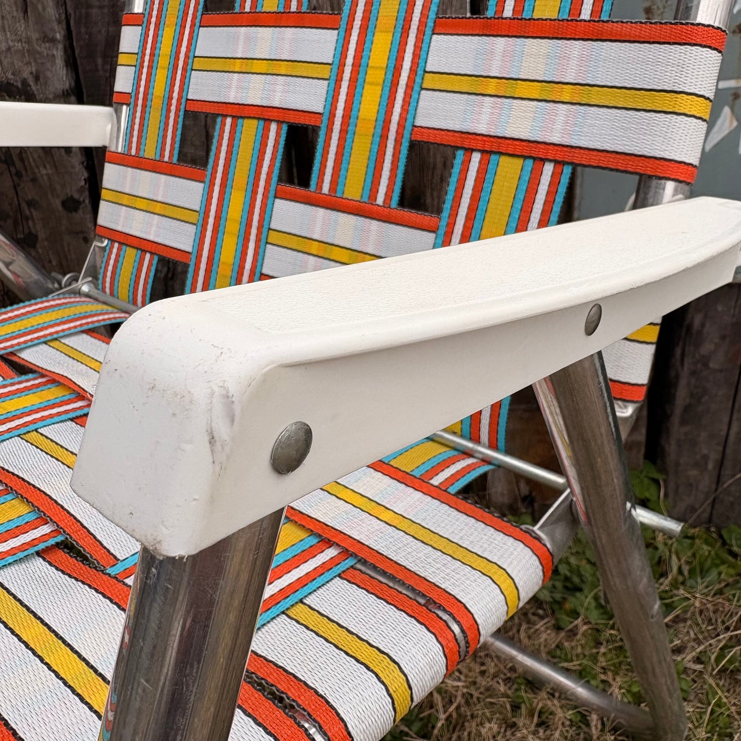 【1960s-1970s USA vintage】Folding Lawn Chair