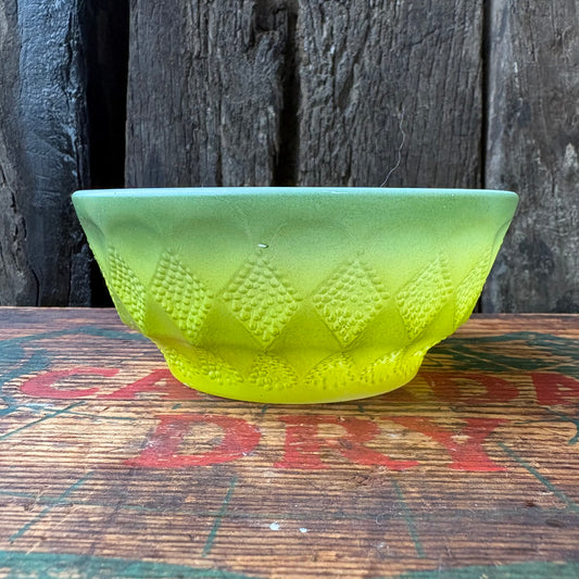 【1960-1976 USA vintage】Fire-King Kimberley bowl Green