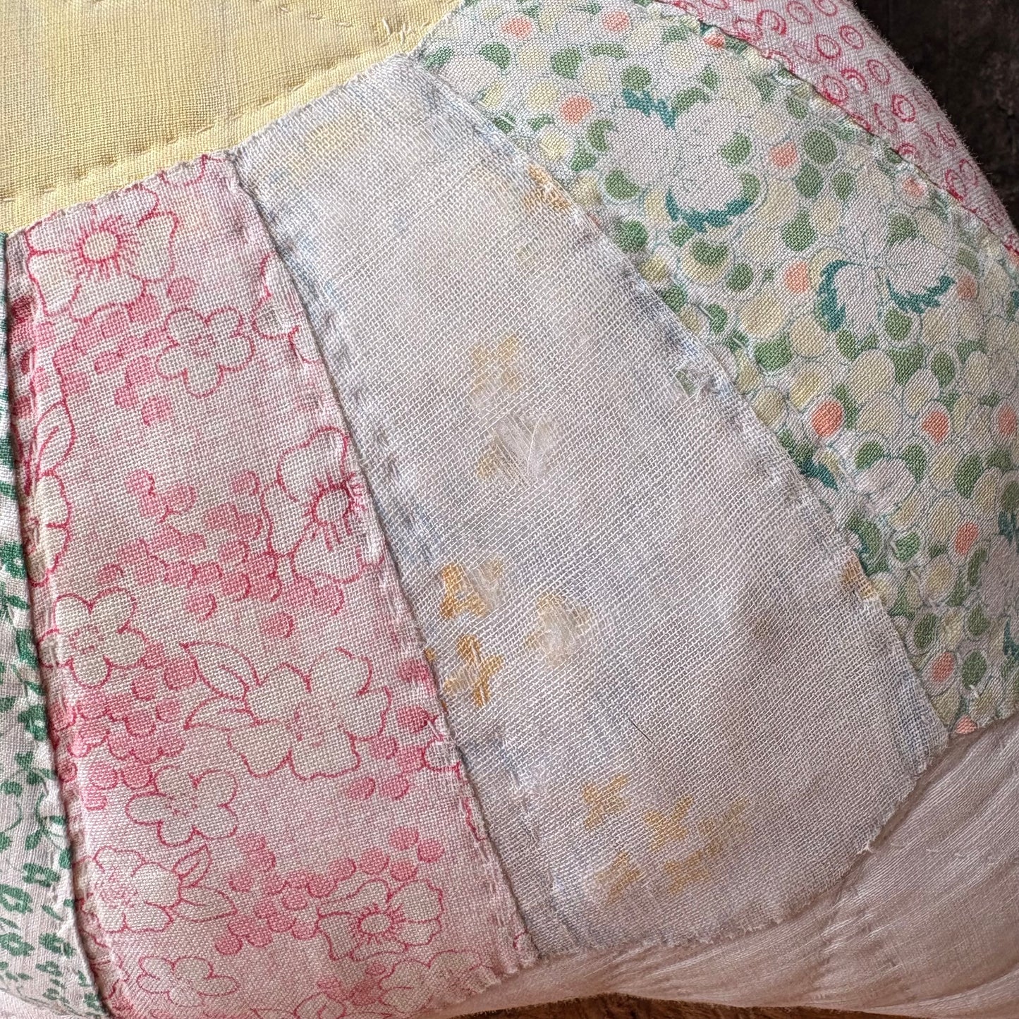 【USA vintage】Patchwork Bunny Pillow