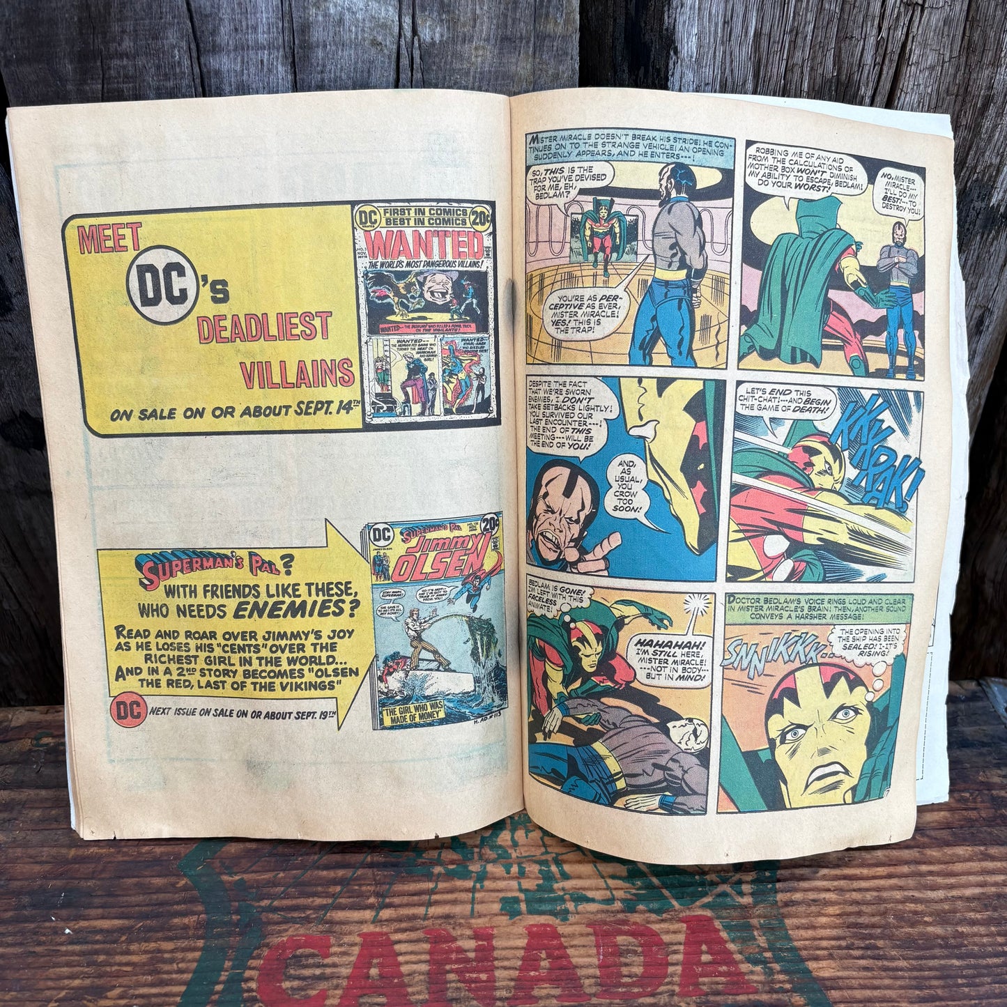 【1972 USA vintage】American comic MISTER MIRACLE