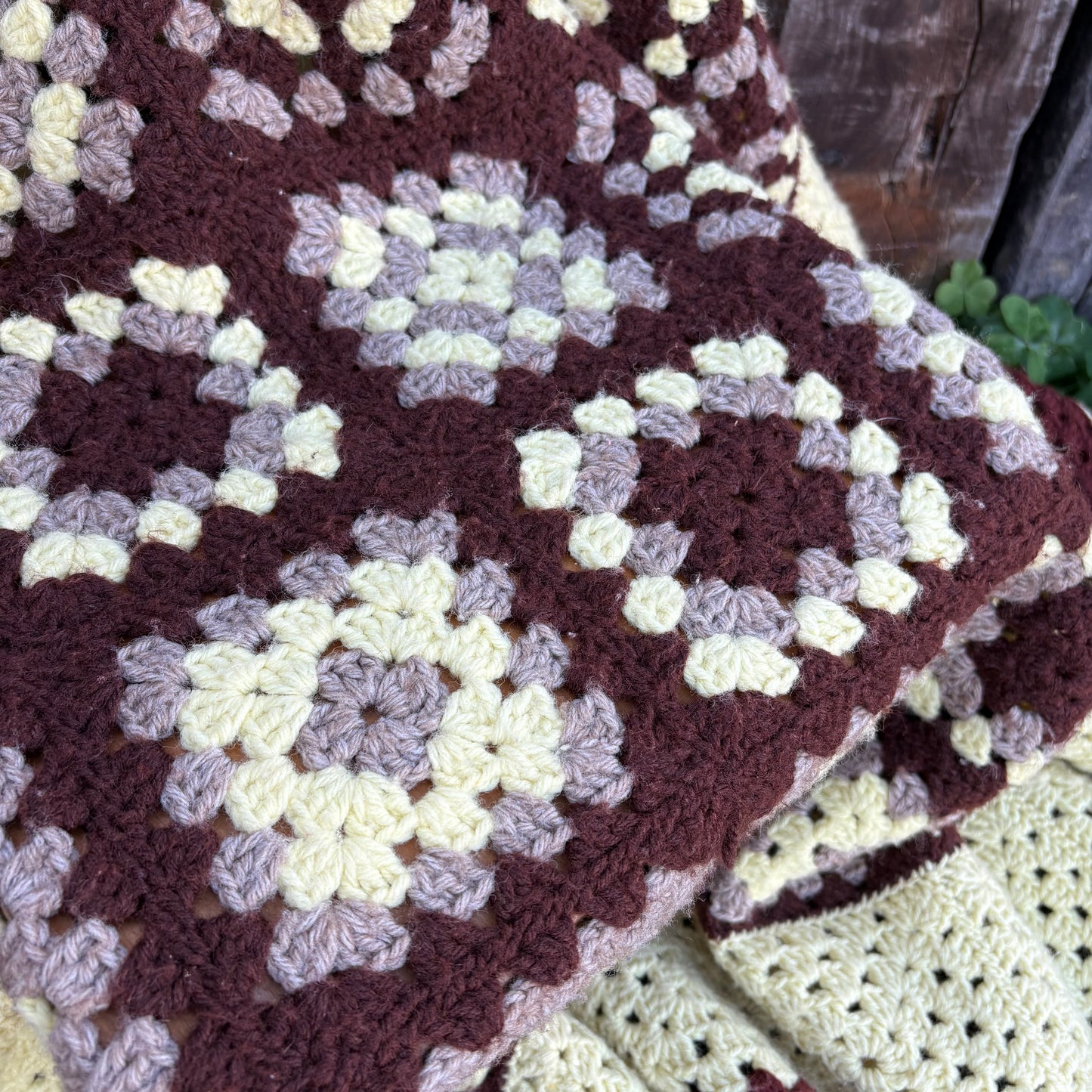 【USA vintage】granny blanket