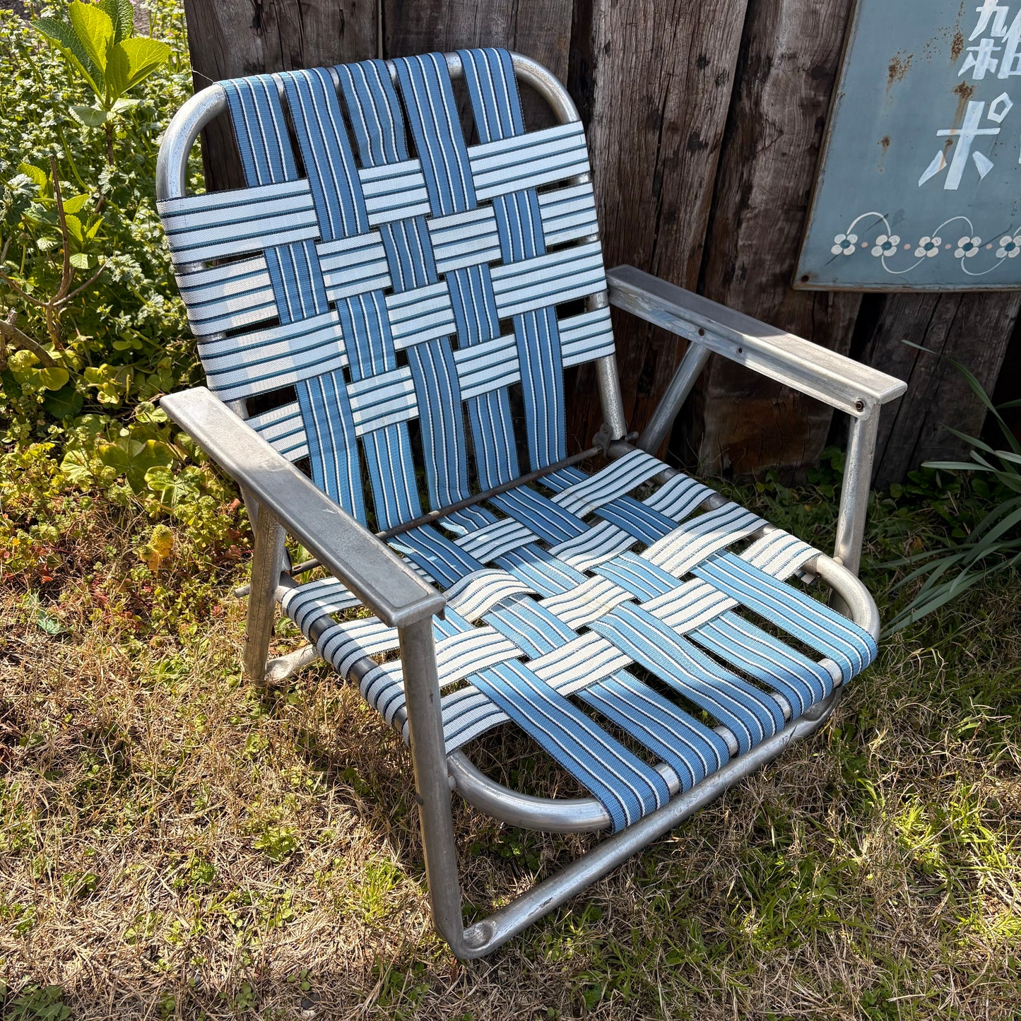 【1960s-1970s USA vintage】Folding Lawn Chair