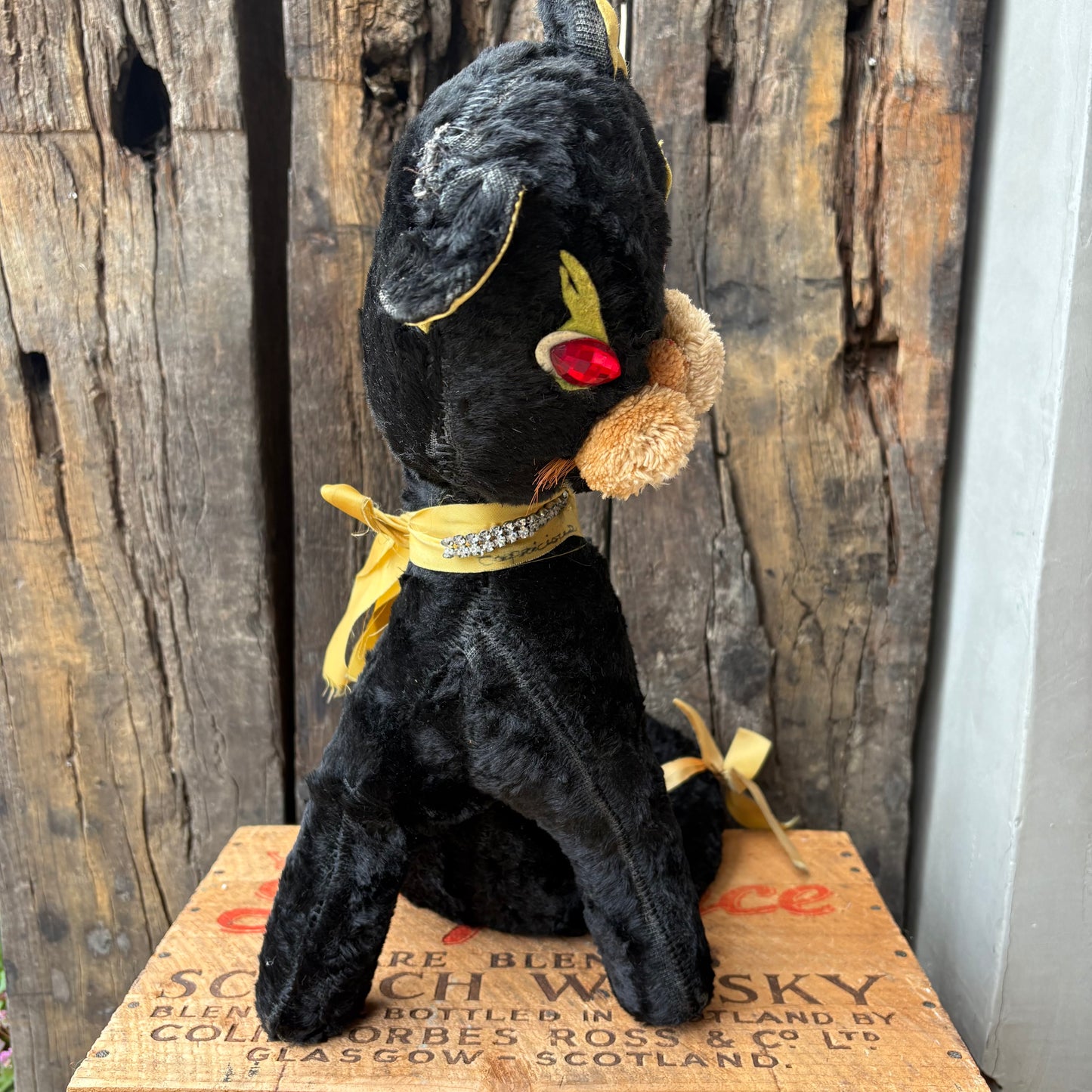 【1960s USA vintage】“Boo Boo Kitty” Black Cat Plush