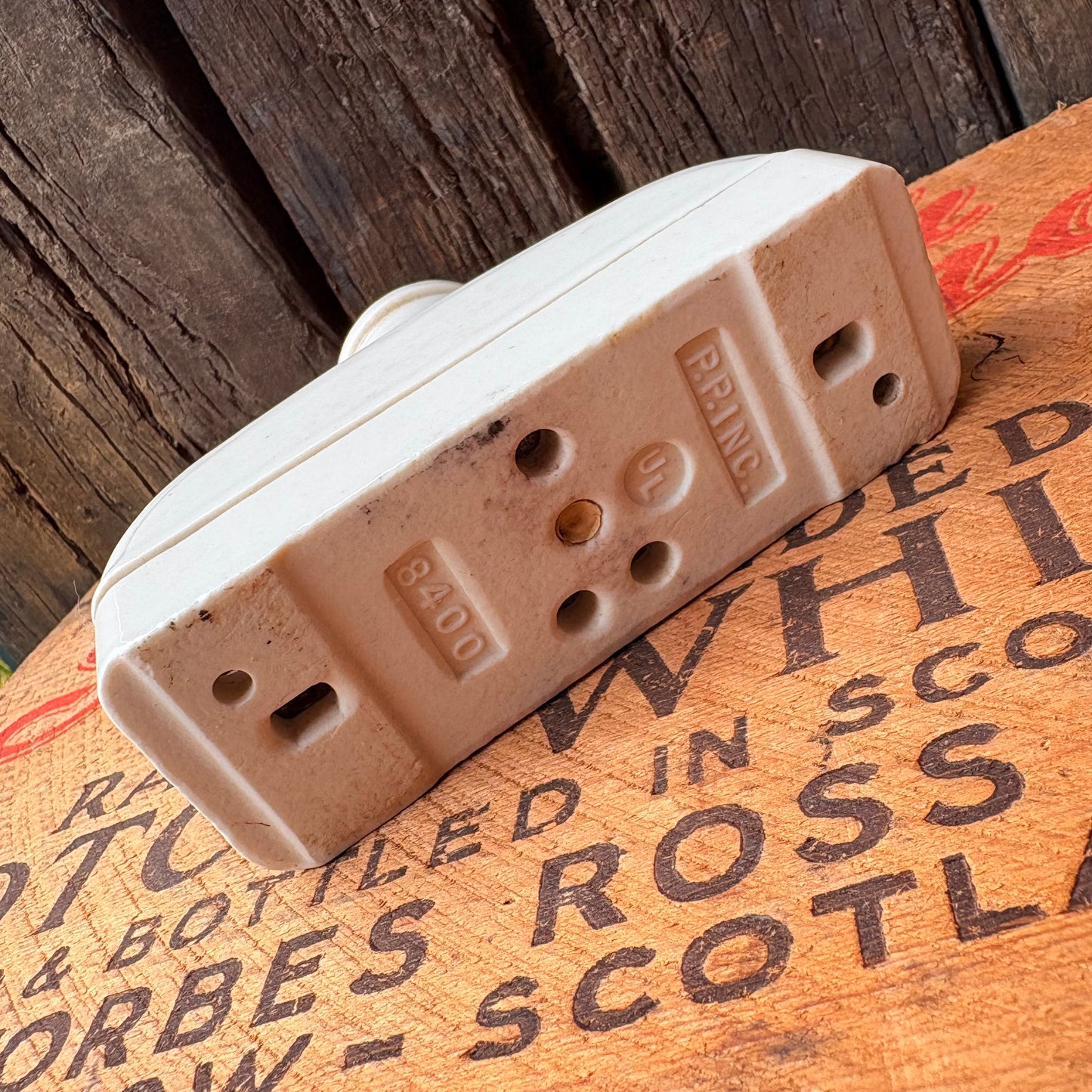 【1920s USA vintage】PP-Inc. wall/ceiling light Receptacle